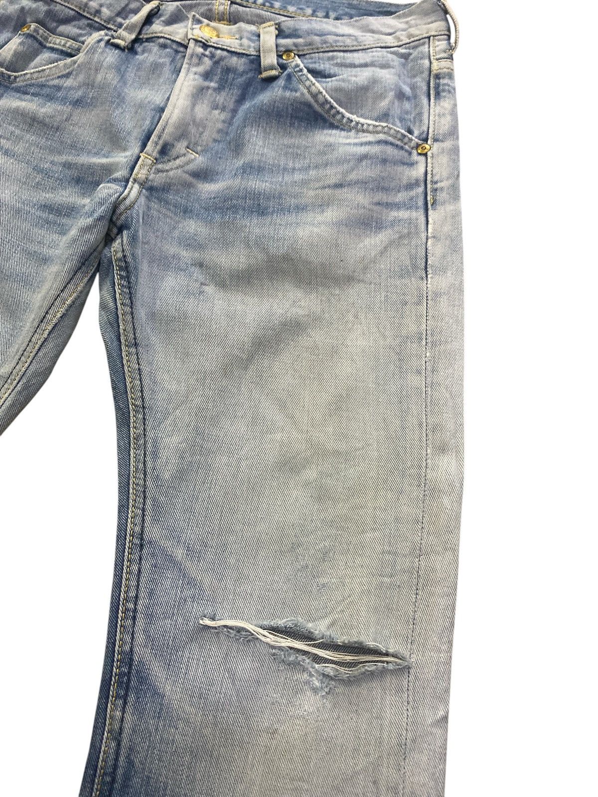 Lee × Vintage Flared Jeans Vintage Lee Riders Distressed Denim Size US 30 / EU 46 - 9 Thumbnail