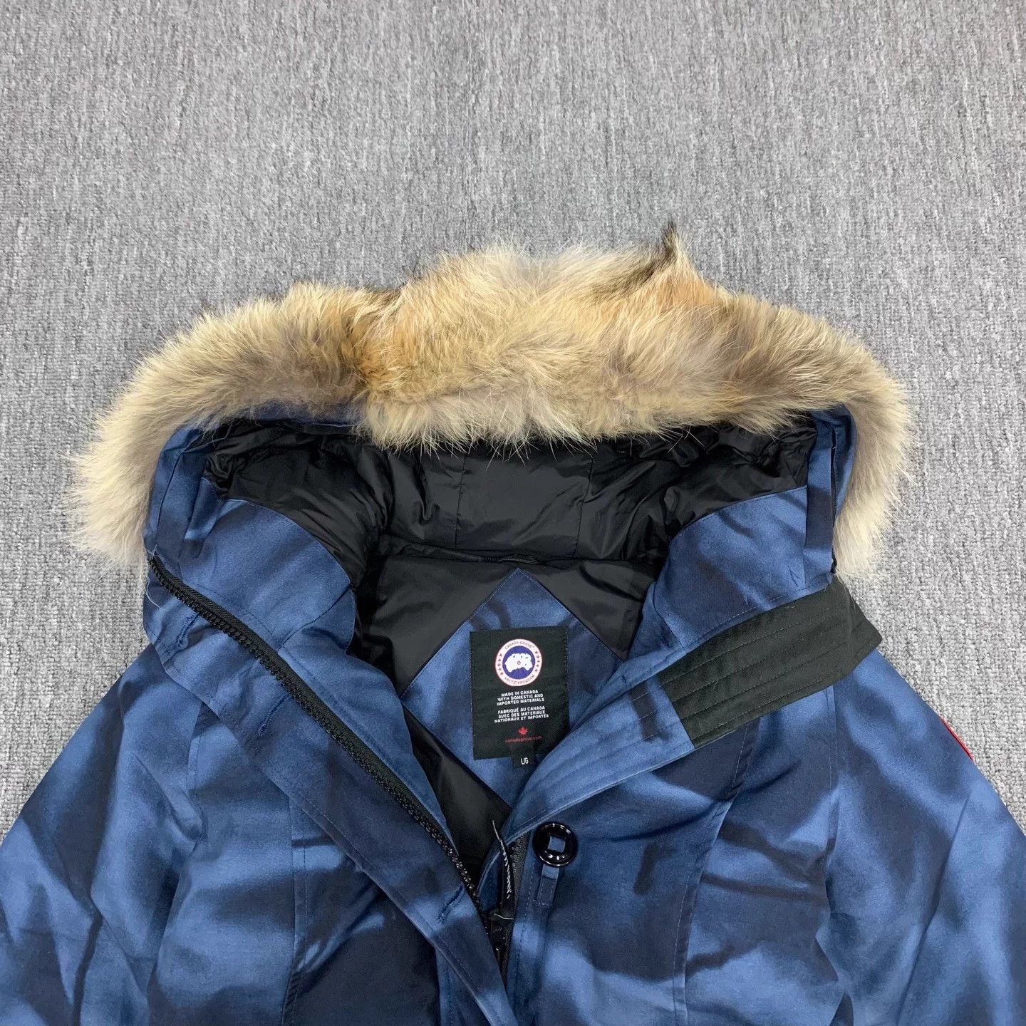 Canada Goose Canada Goose Blue Camo Down Jacket L 95 New LX1456 Size L / US 10 / IT 46 - 7 Thumbnail