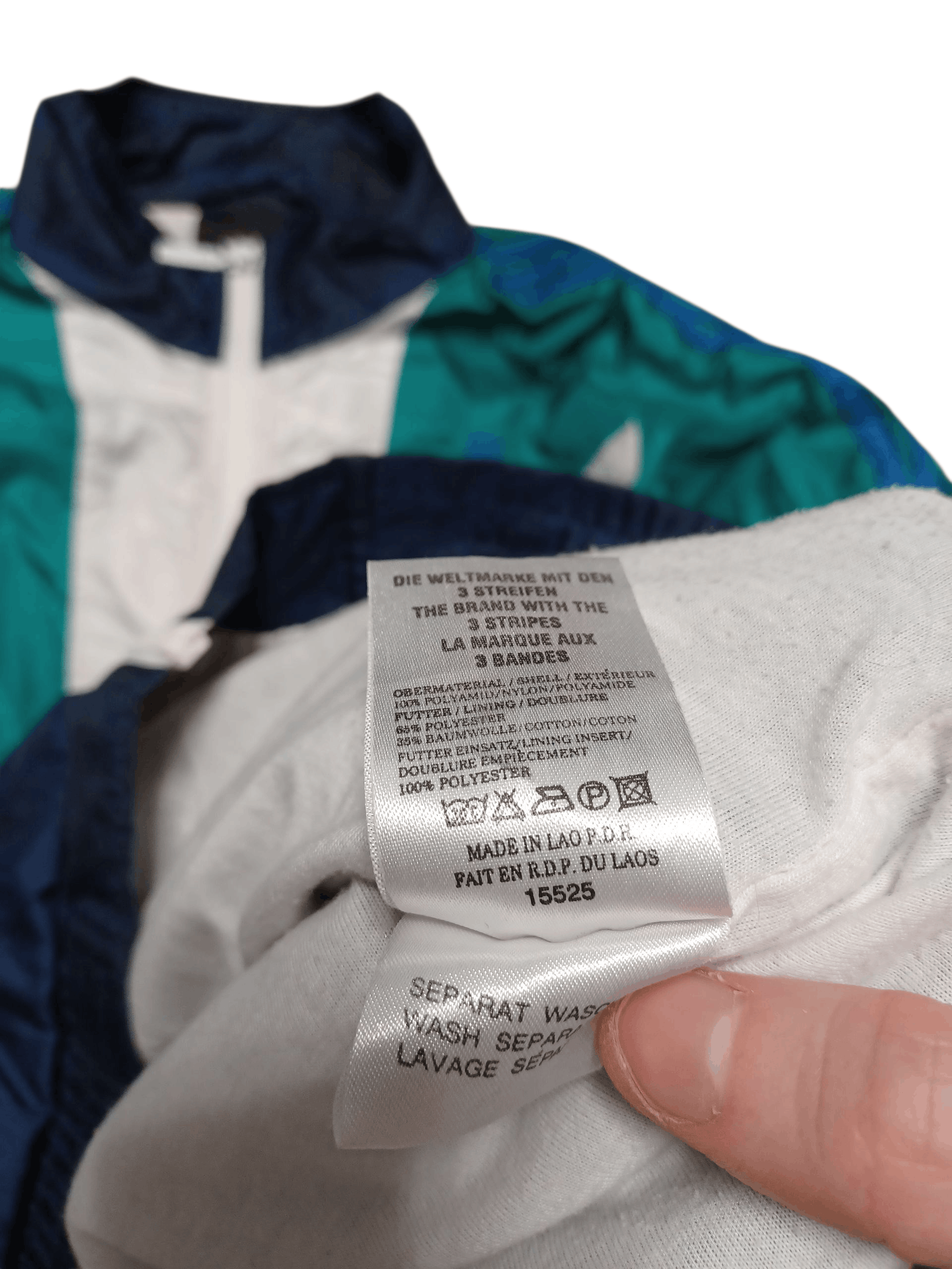 Adidas ADIDAS VINTAGE 90S NYLON TRACK JACKET Size US L / EU 52-54 / 3 - 6 Thumbnail