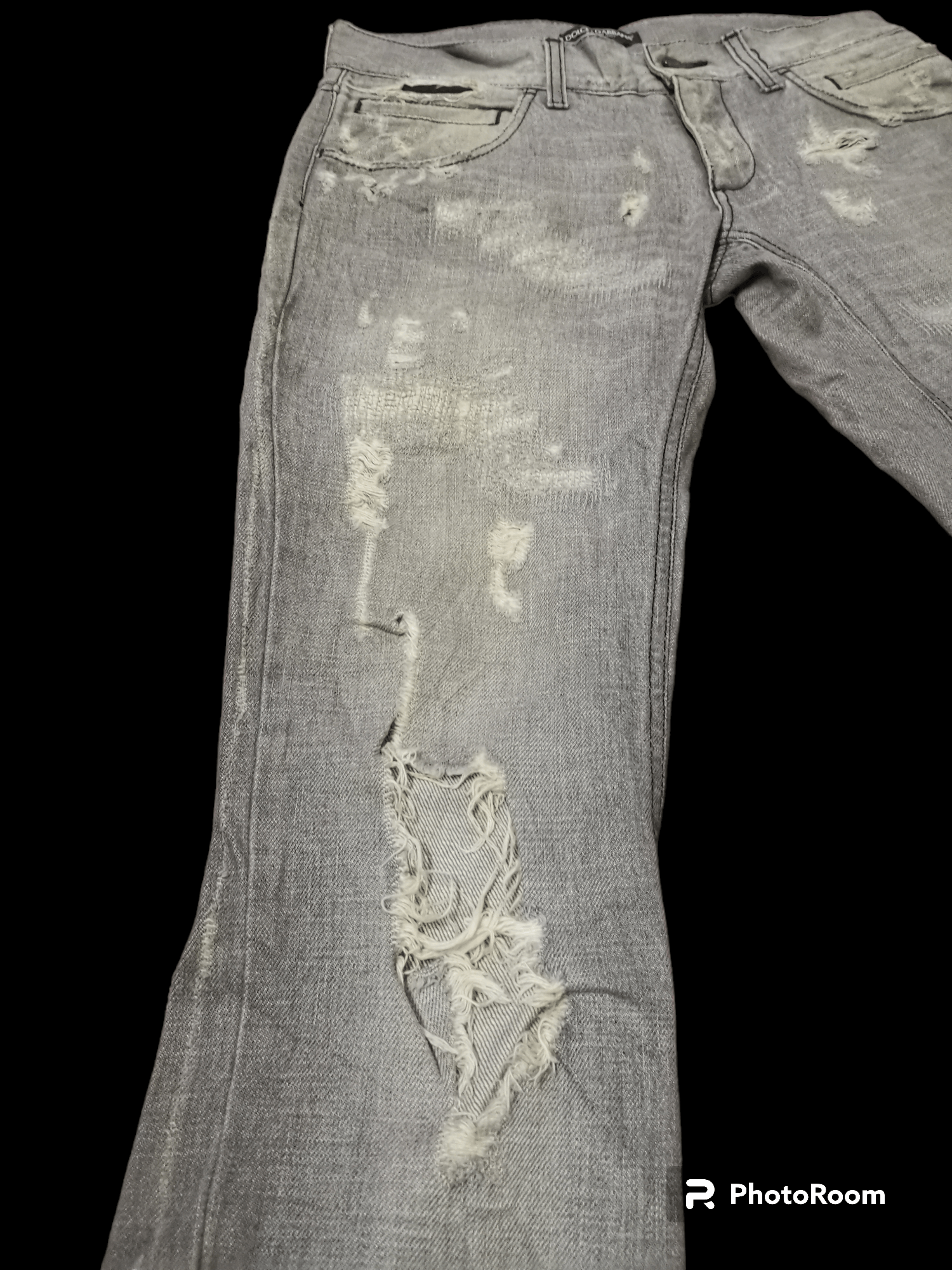 Dolce & Gabbana 💥Rare💥 Dolce & Gabbana Distressed Denim Size US 31 - 6 Thumbnail