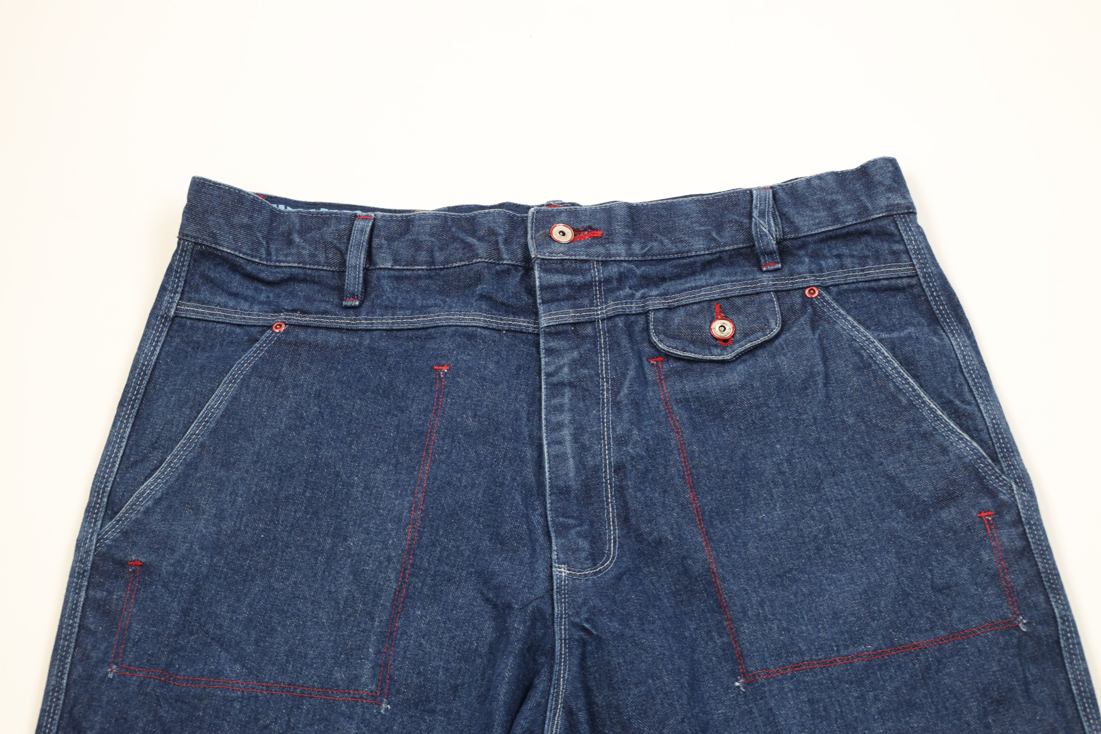 Fubu Vintage Y2K FUBU Muhammad Ali Wide Leg Denim Jeans Blue Size US 42 / EU 58 - 2 Thumbnail