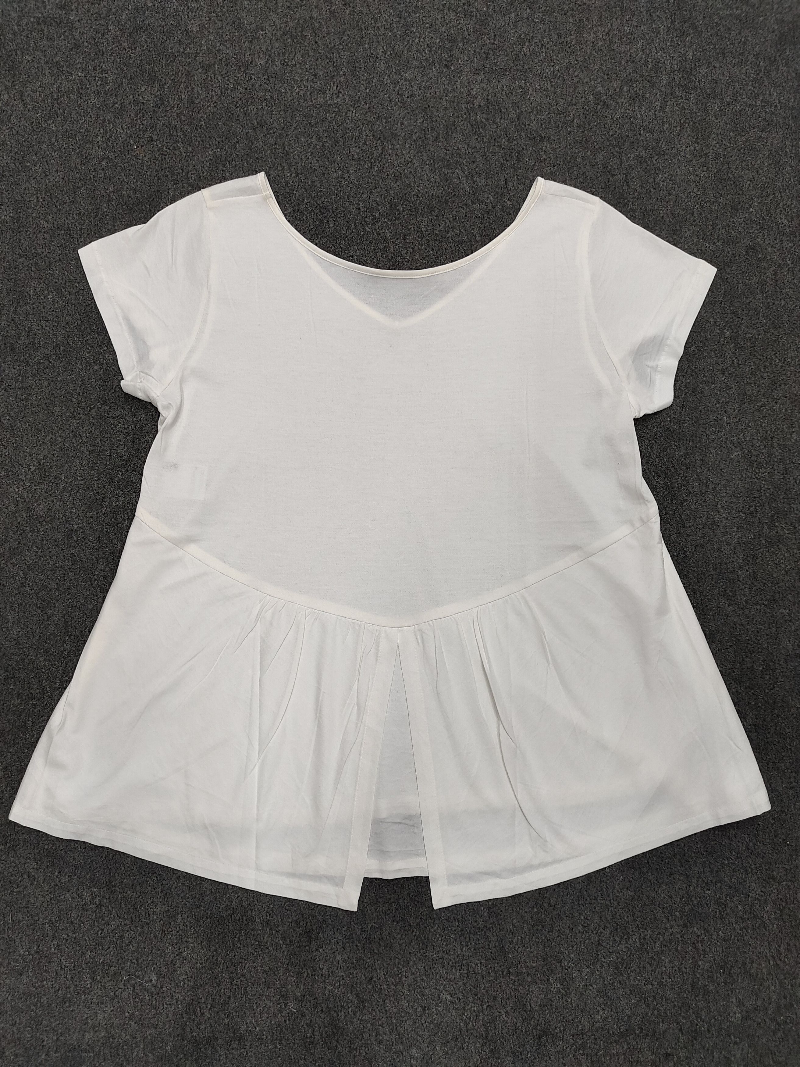 Tomorrowland Tomorrowland Collection 🇯🇵 Minimal Peplum Flare Hem Top Size M / US 6-8 / IT 42-44 - 8 Thumbnail
