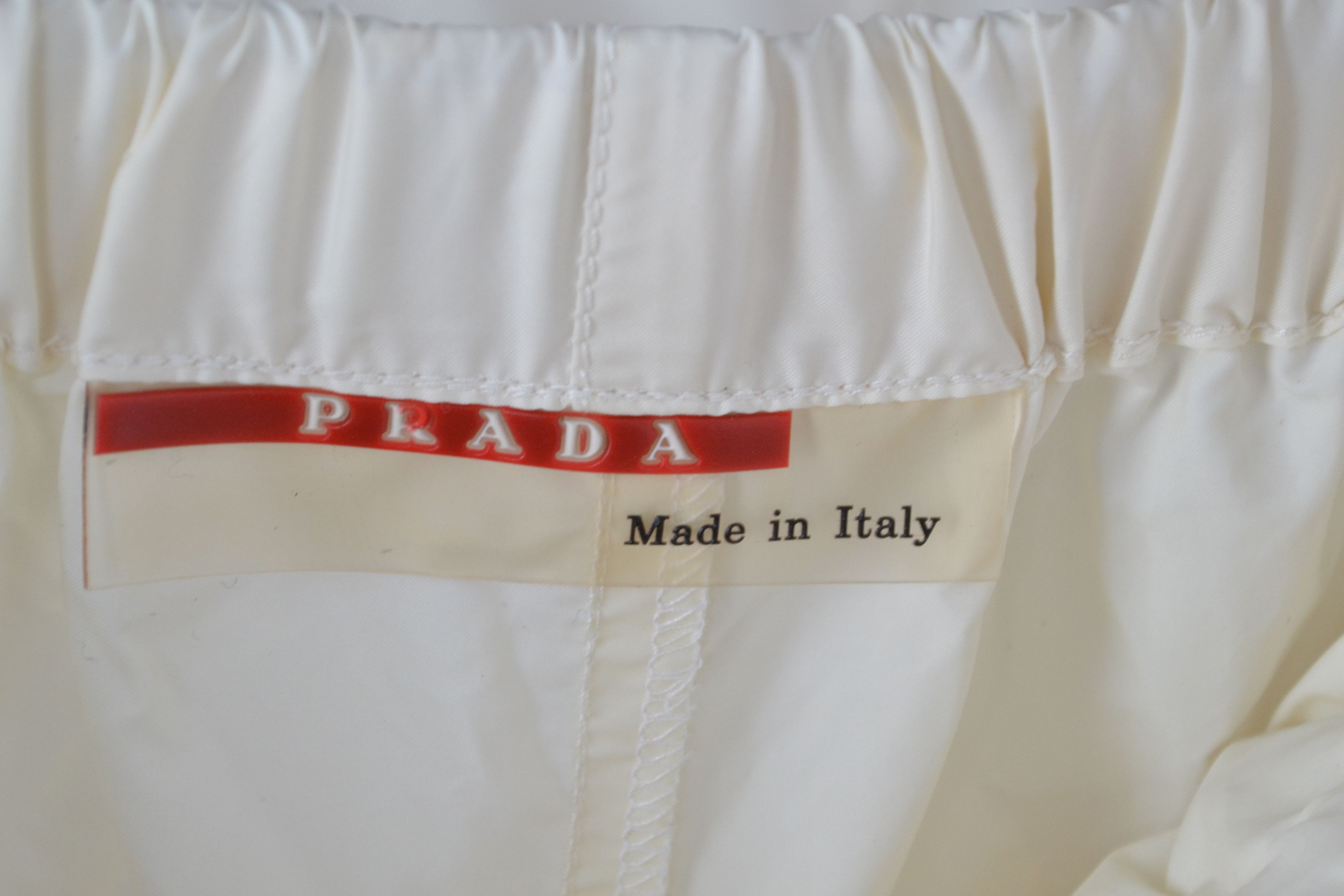 Prada 🔴 PRADA Pants Nylon Trousers Parachute Drawstring Red Tab Size US 30 / EU 46 - 7 Thumbnail
