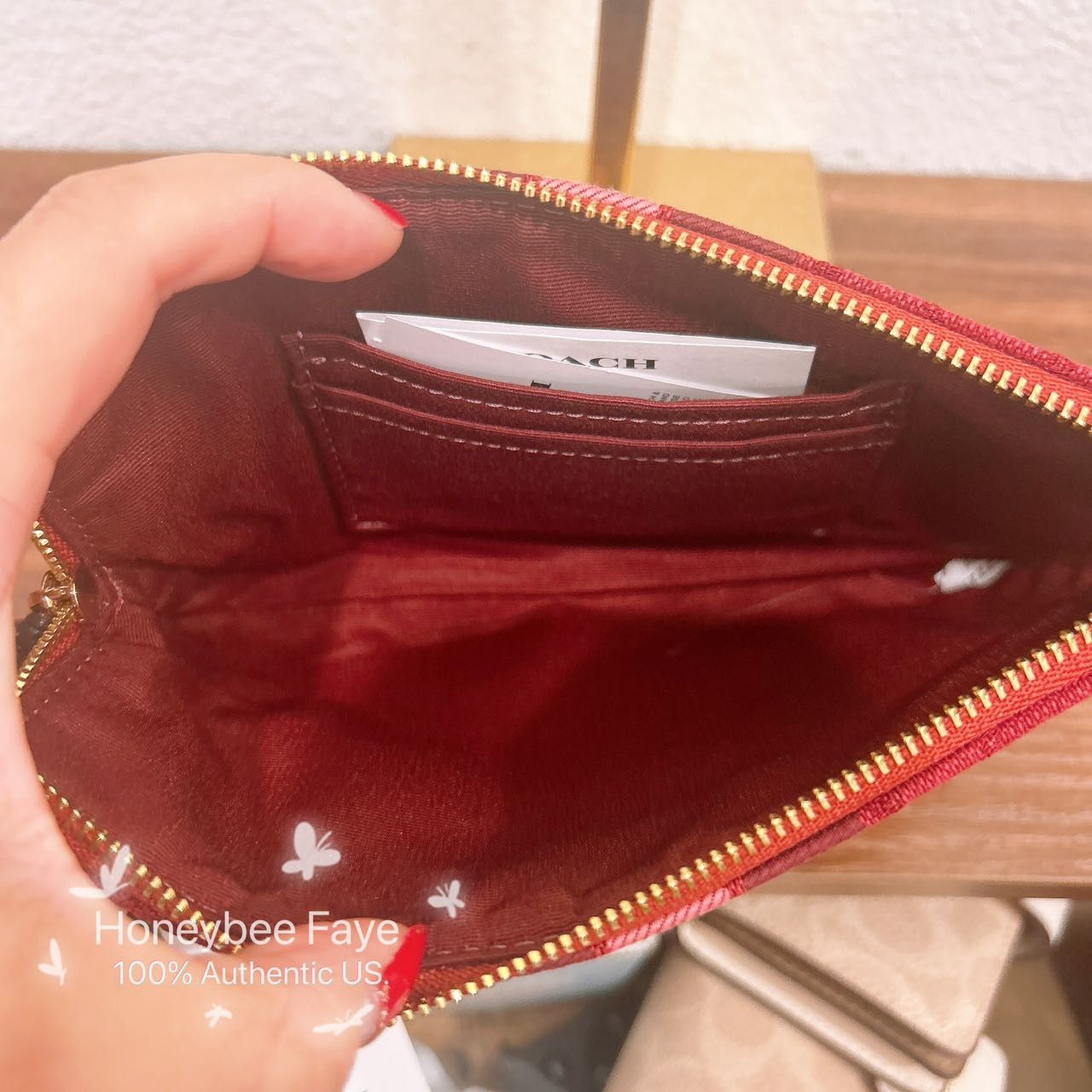 Coach Dempsey Large Corner Zip Wristlet C8841 Size ONE SIZE - 4 Thumbnail