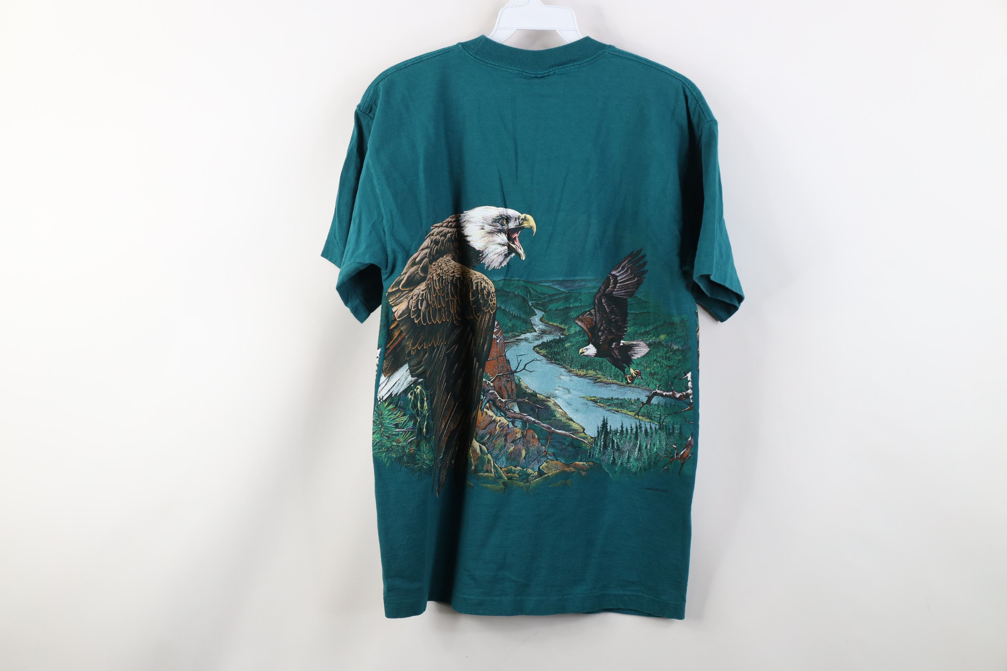 Vintage Vintage 90s Streetwear Eagle All Over Print T-Shirt USA Size US M / EU 48-50 / 2 - 14 Thumbnail