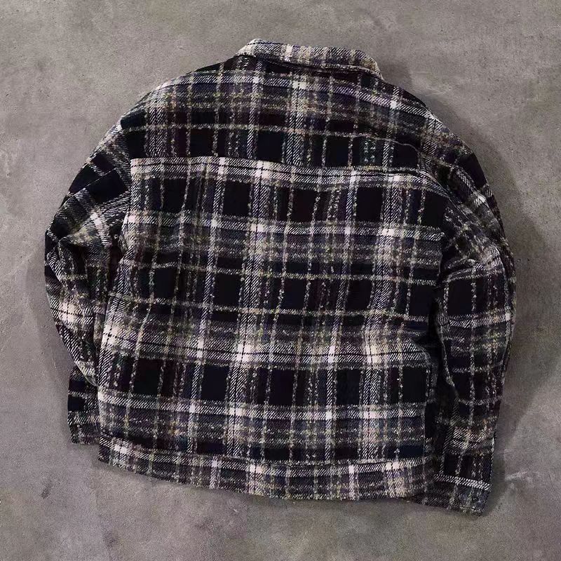Japanese Brand Vintage Street Striped Plaid Loose Casual Jacket Coat Size US L / EU 52-54 / 3 - 4 Thumbnail