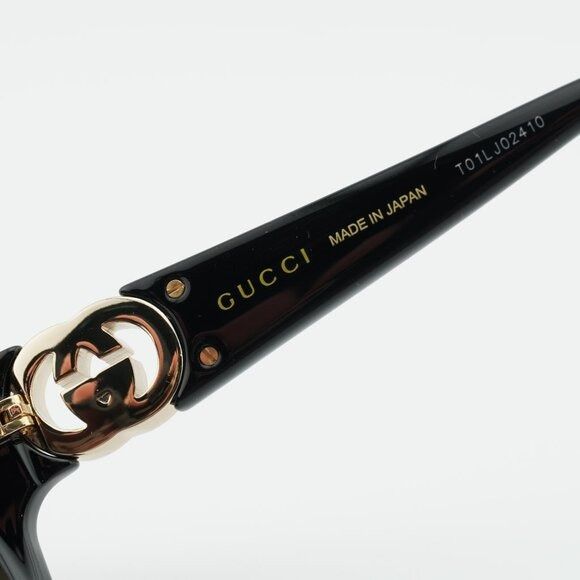 Gucci Gucci GG2015S 001 Sunglasses Black Square Frame Size ONE SIZE - 9 Thumbnail