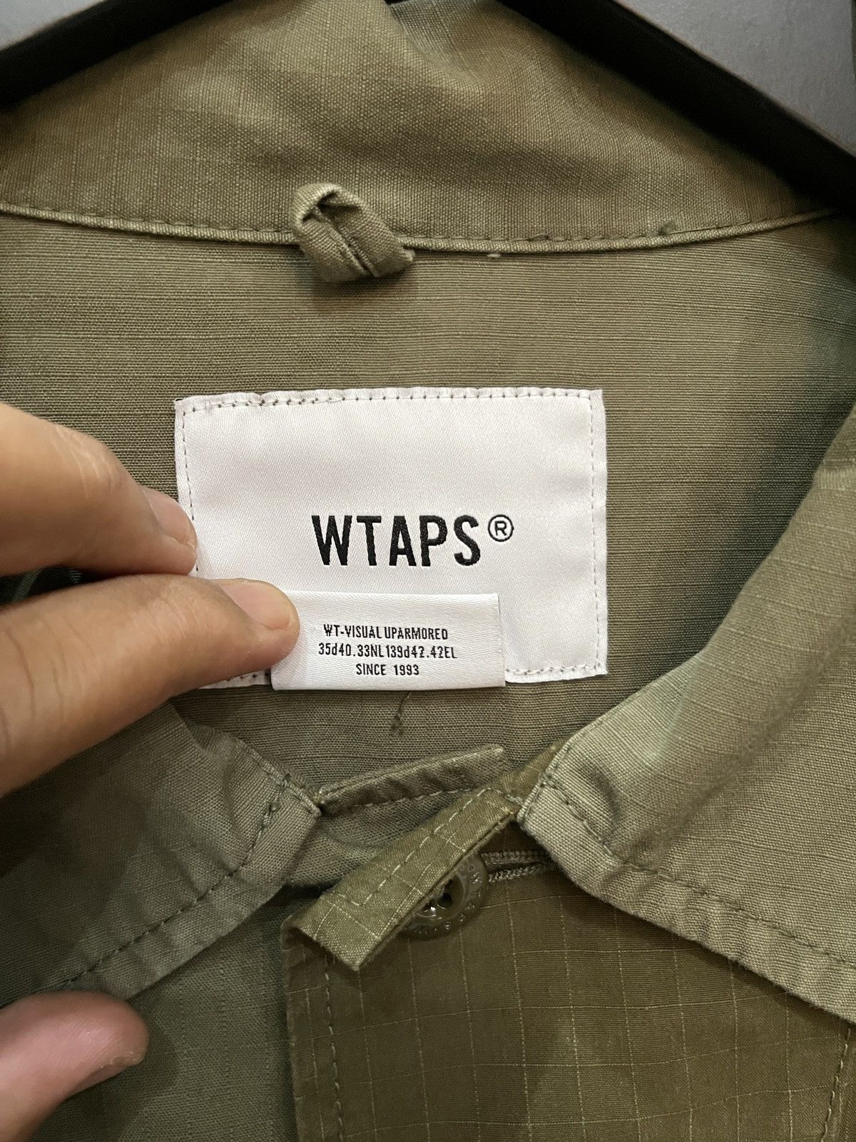 Wtaps Wtaps Modular Shirt Cotton Ripstop 'Long Live Wtaps' Size US L / EU 52-54 / 3 - 8 Thumbnail