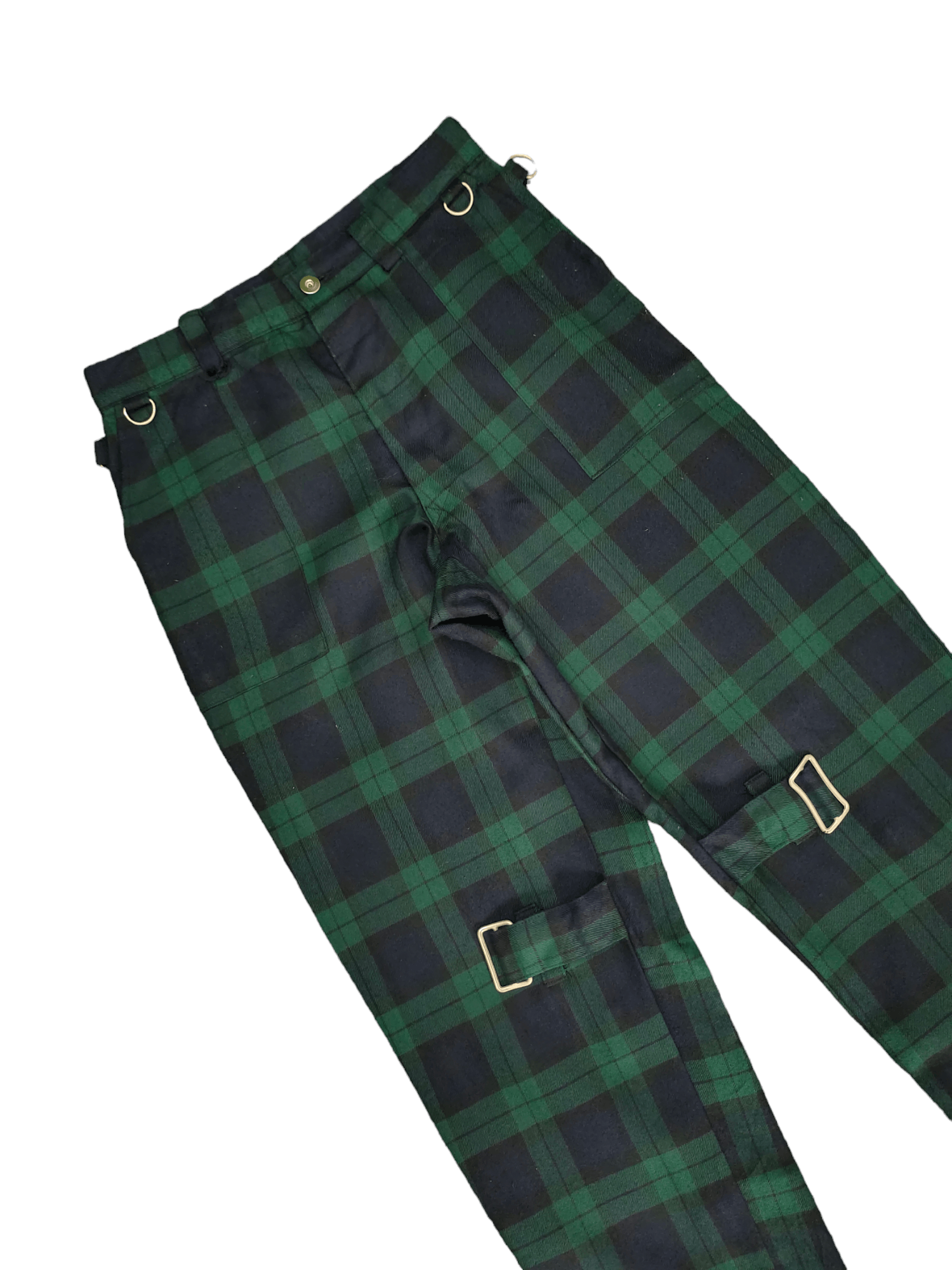 Seditionaries 1990s Cross For Men Tartan Bondage Zipper Pants Size US 30 / EU 46 - 6 Thumbnail