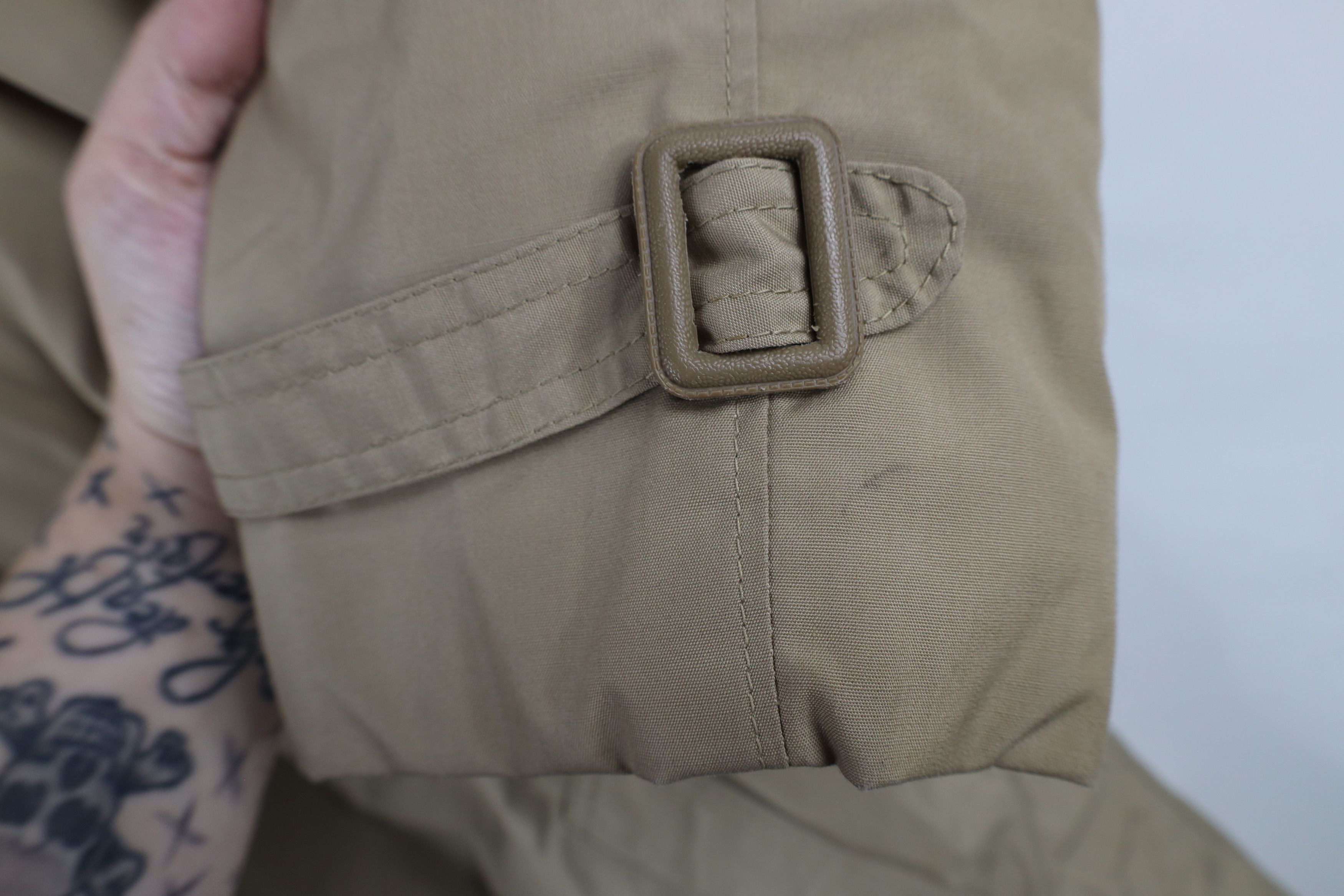 Vintage Vintage 70s Streetwear Fur Trim Hooded Trench Coat USA Size L / US 10 / IT 46 - 9 Thumbnail