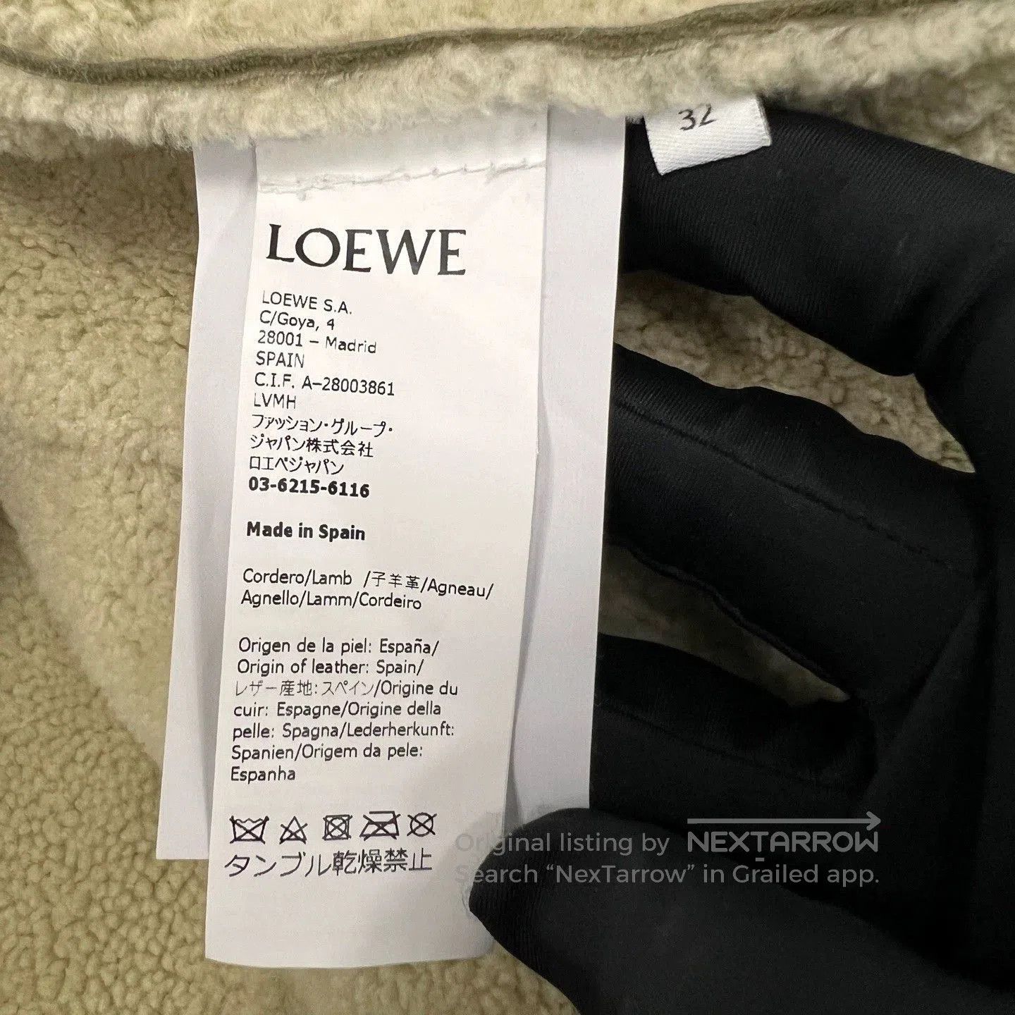 Loewe new Loewe shearling jacket for men. Size US L / EU 52-54 / 3 - 4 Thumbnail