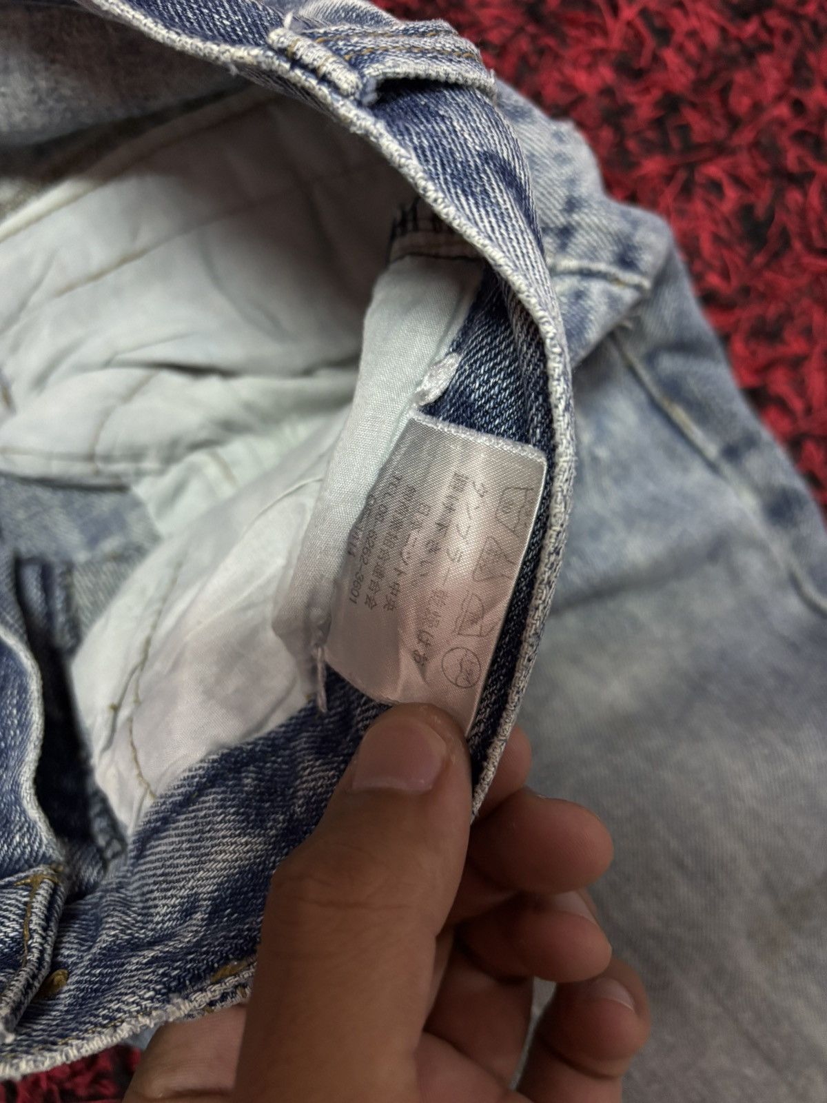 Japanese Brand Vtg Japanese Brand Bondage Punk Jeans Size US 29 - 7 Thumbnail
