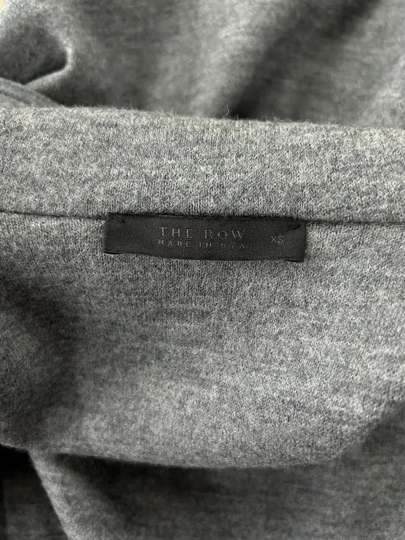 The Row The Row Long wool coat with grey lapels Size XS / US 0-2 / IT 36-38 - 5 Thumbnail