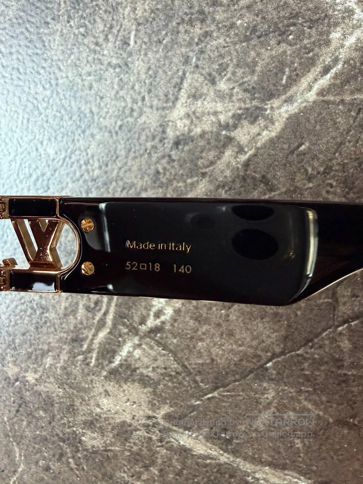 Louis Vuitton Louis Vuitton Black Sunglasses. Size ONE SIZE - 7 Thumbnail