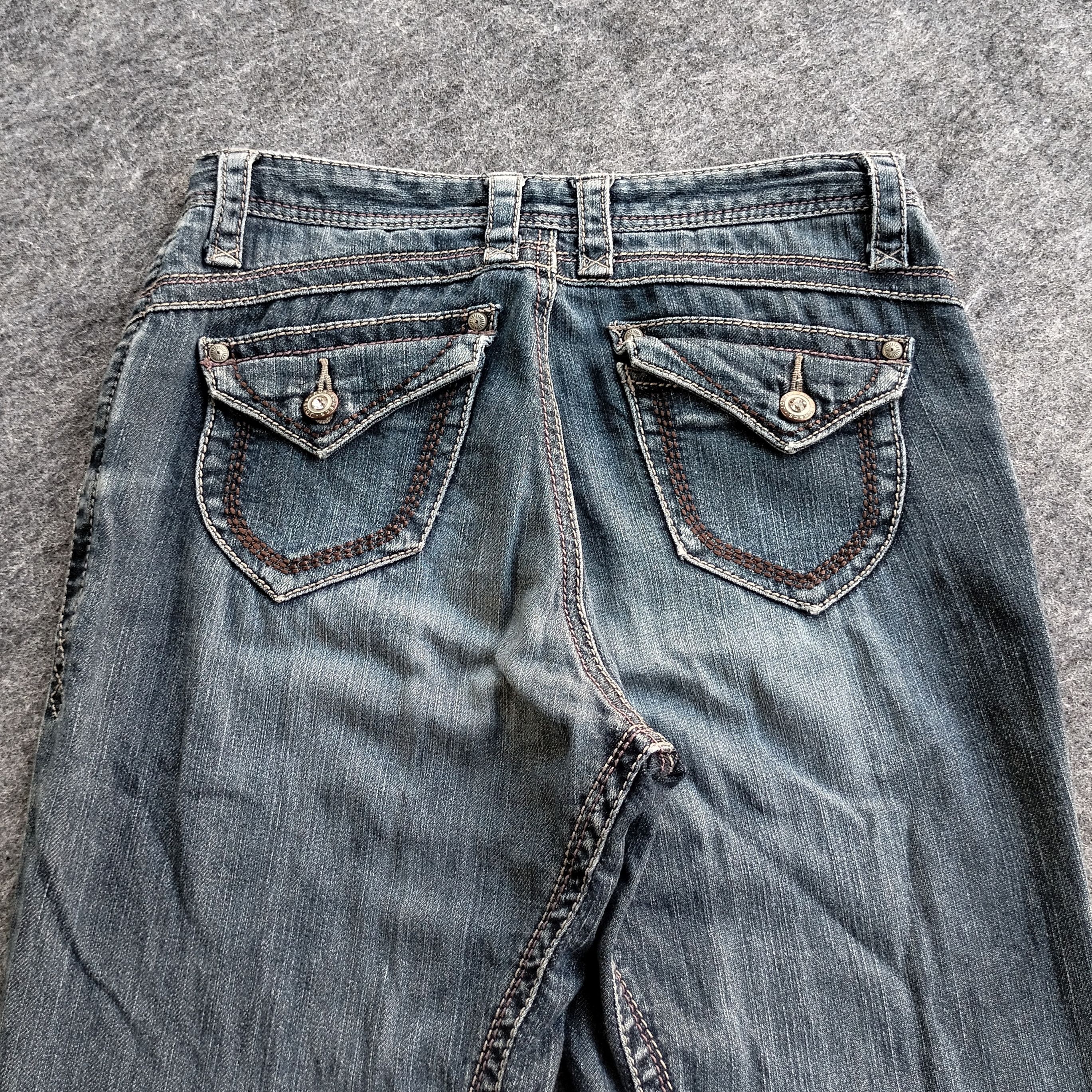 Tornado Mart Jouer aux echecs distressed flare jeans Size US 28 / EU 44 - 7 Thumbnail
