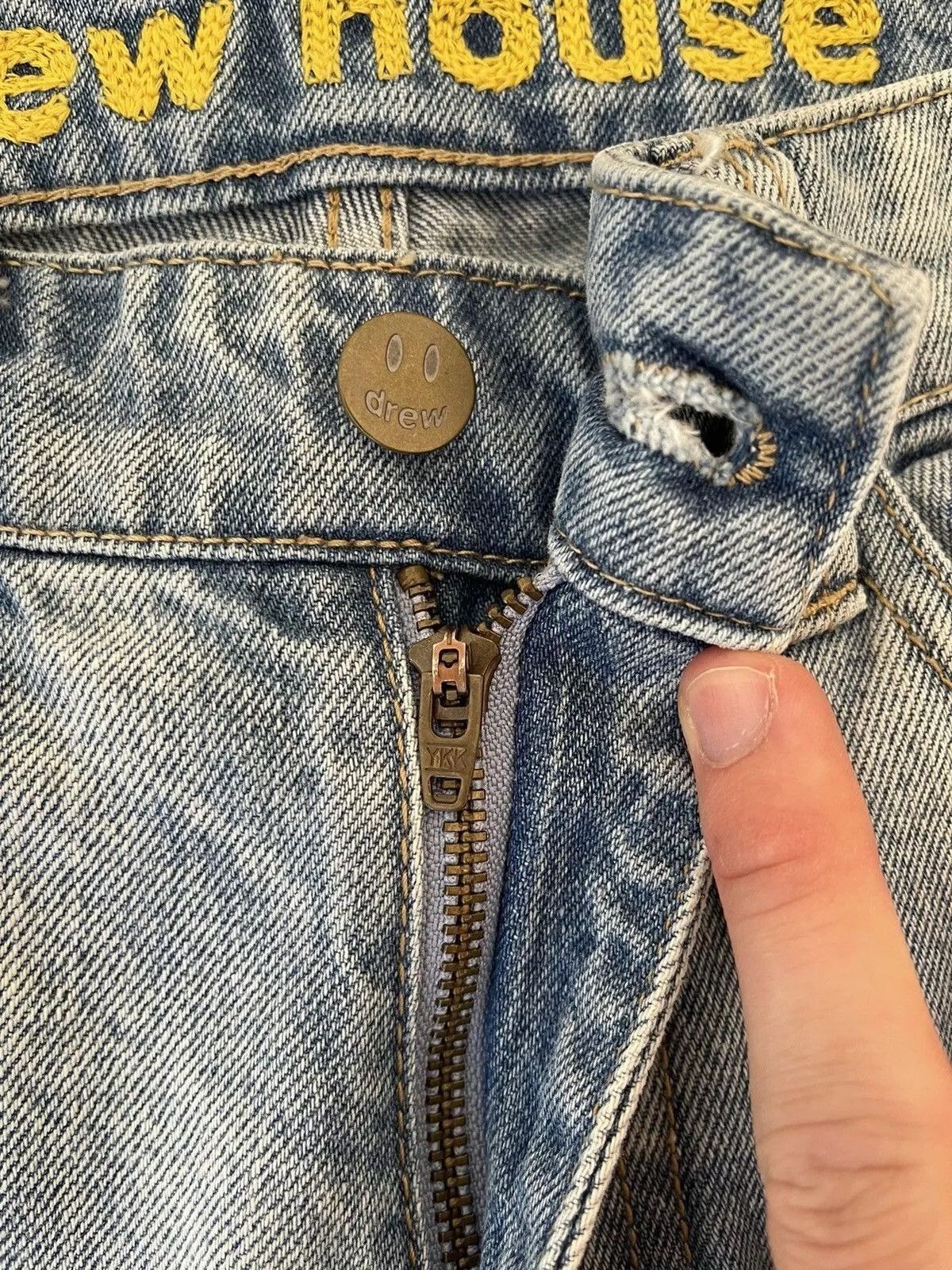 Drew House drew house Tapered Leg Jean VINTAGE BLEACH DESTROYED size 30 Size US 30 / EU 46 - 3 Thumbnail