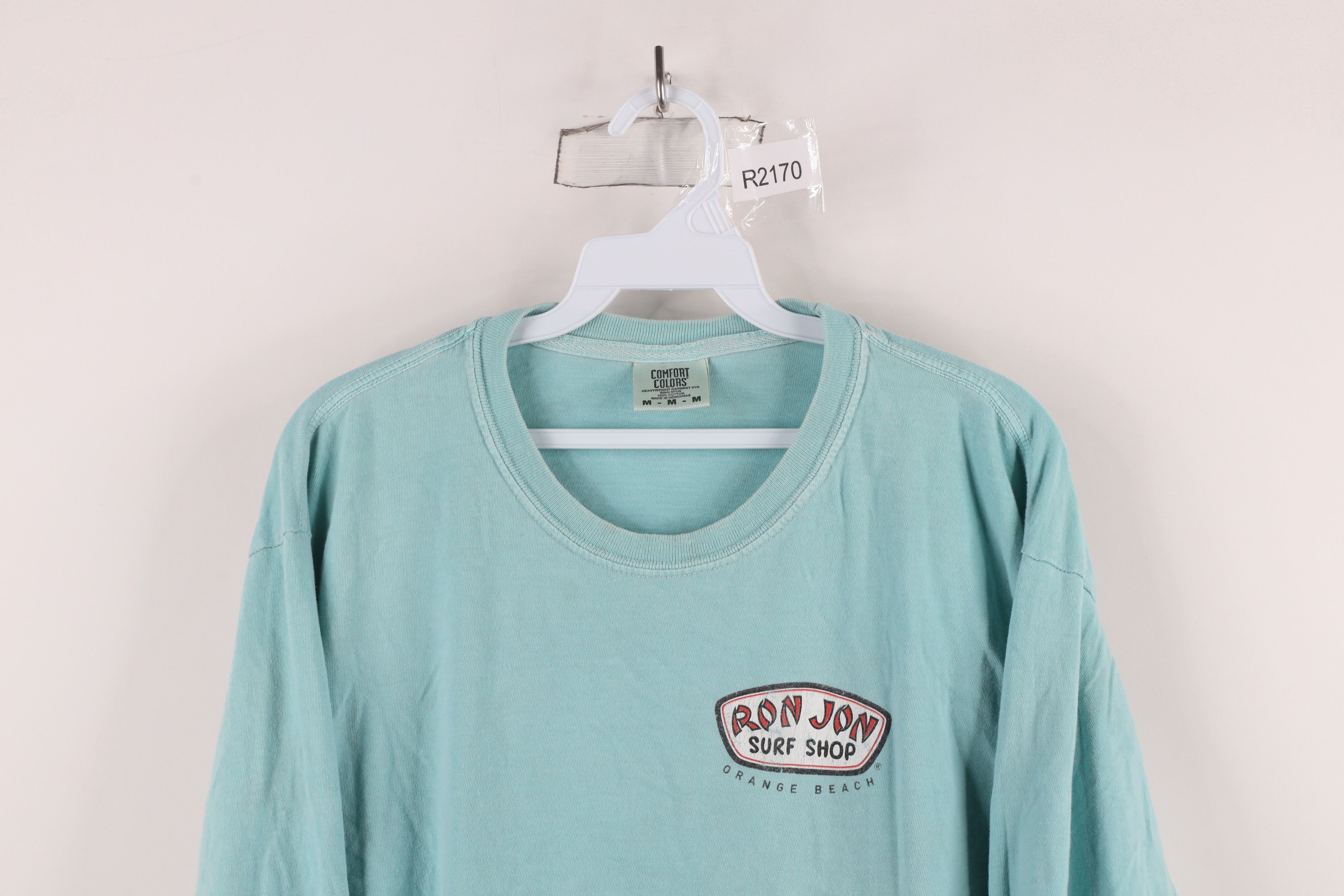 Ron Jon Surf Shop × Vintage Vintage Ron Jon Surf Shop Orange Beach Long Sleeve T-Shirt Size US M / EU 48-50 / 2 - 2 Thumbnail