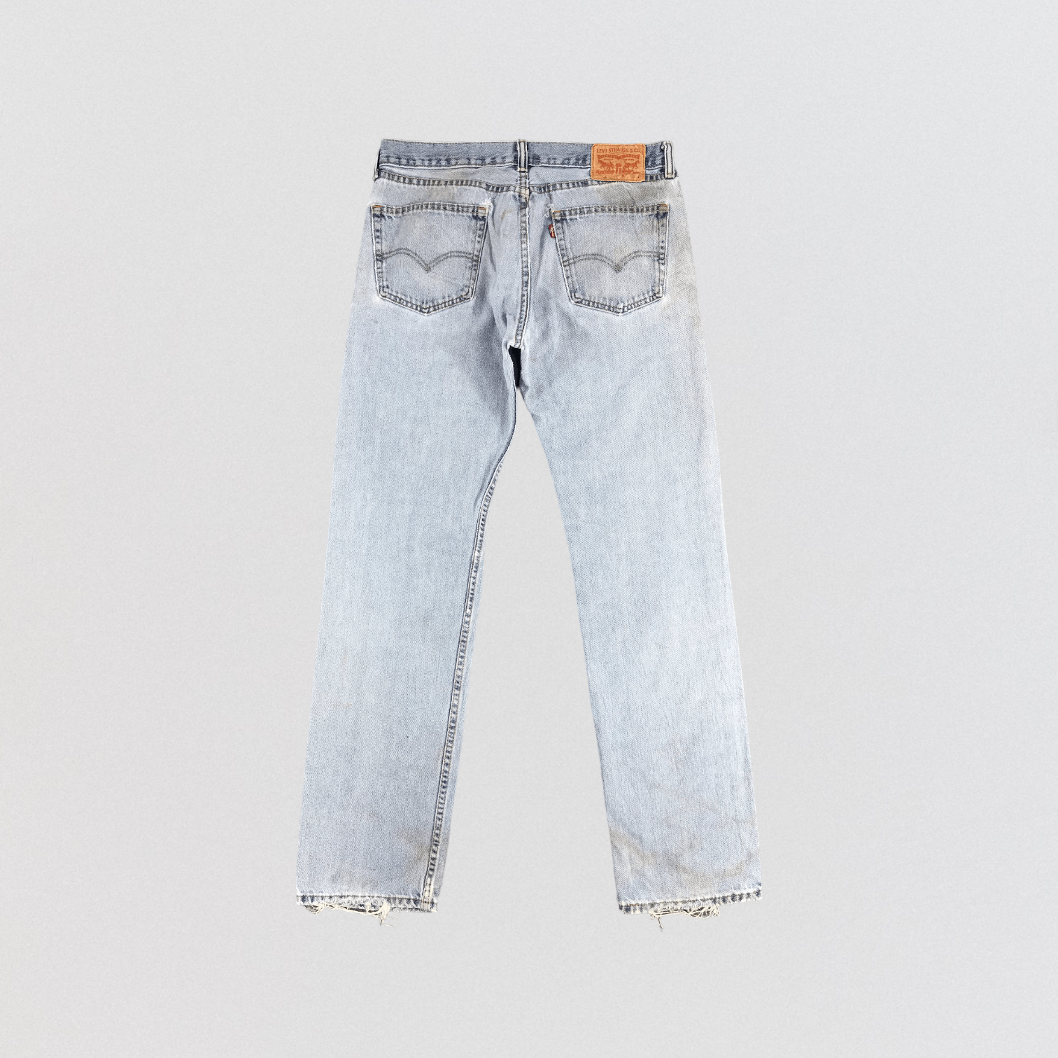 Levi's × Vintage Vintage Distress Levis Jeans-JM1312 Size US 34 / EU 50 - 2 Thumbnail