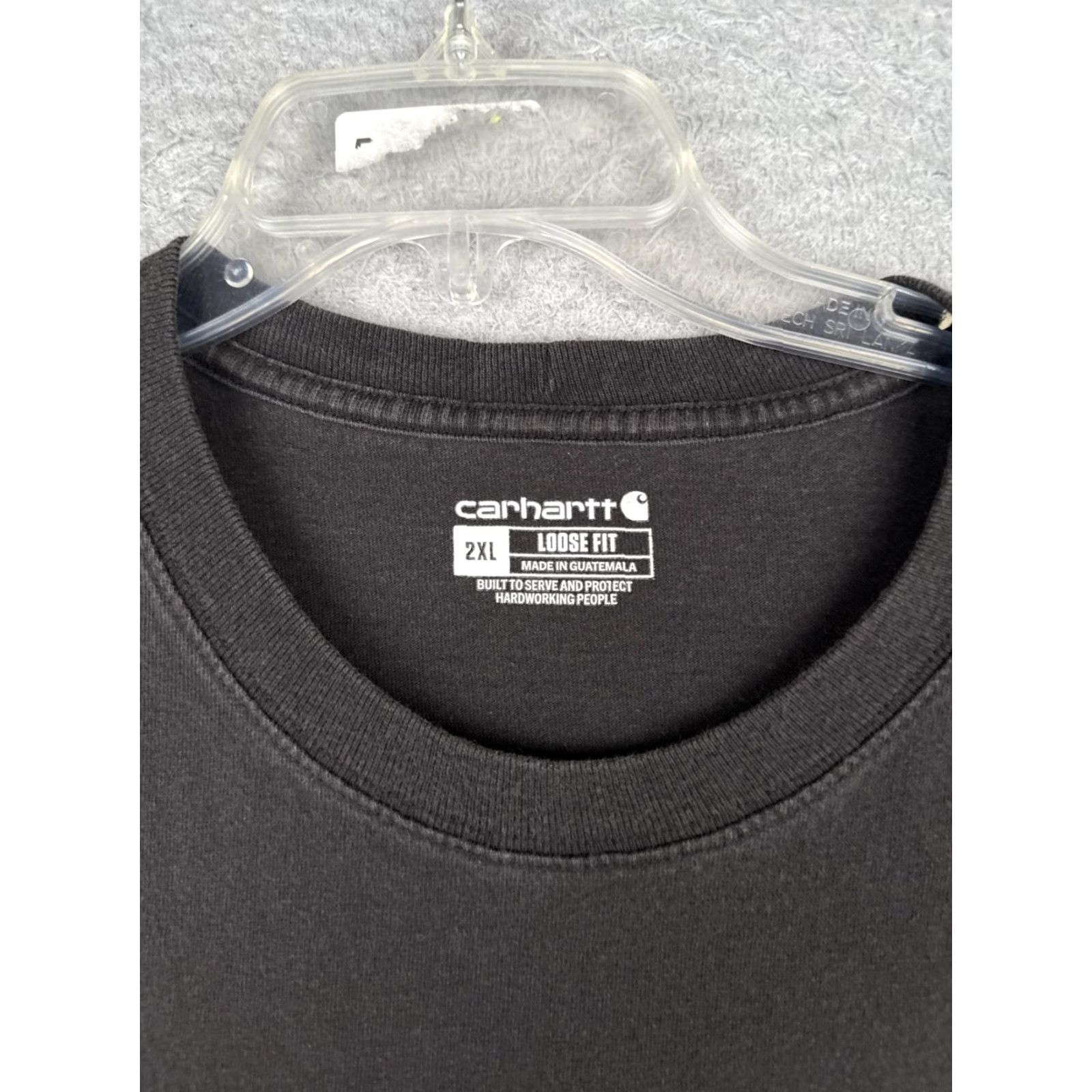 Carhartt Carhartt Shirt Mens 2XL Gray Crew Neck Short Sleeve Pocket Tagless K87 Workwear Size US XXL / EU 58 / 5 - 7 Thumbnail
