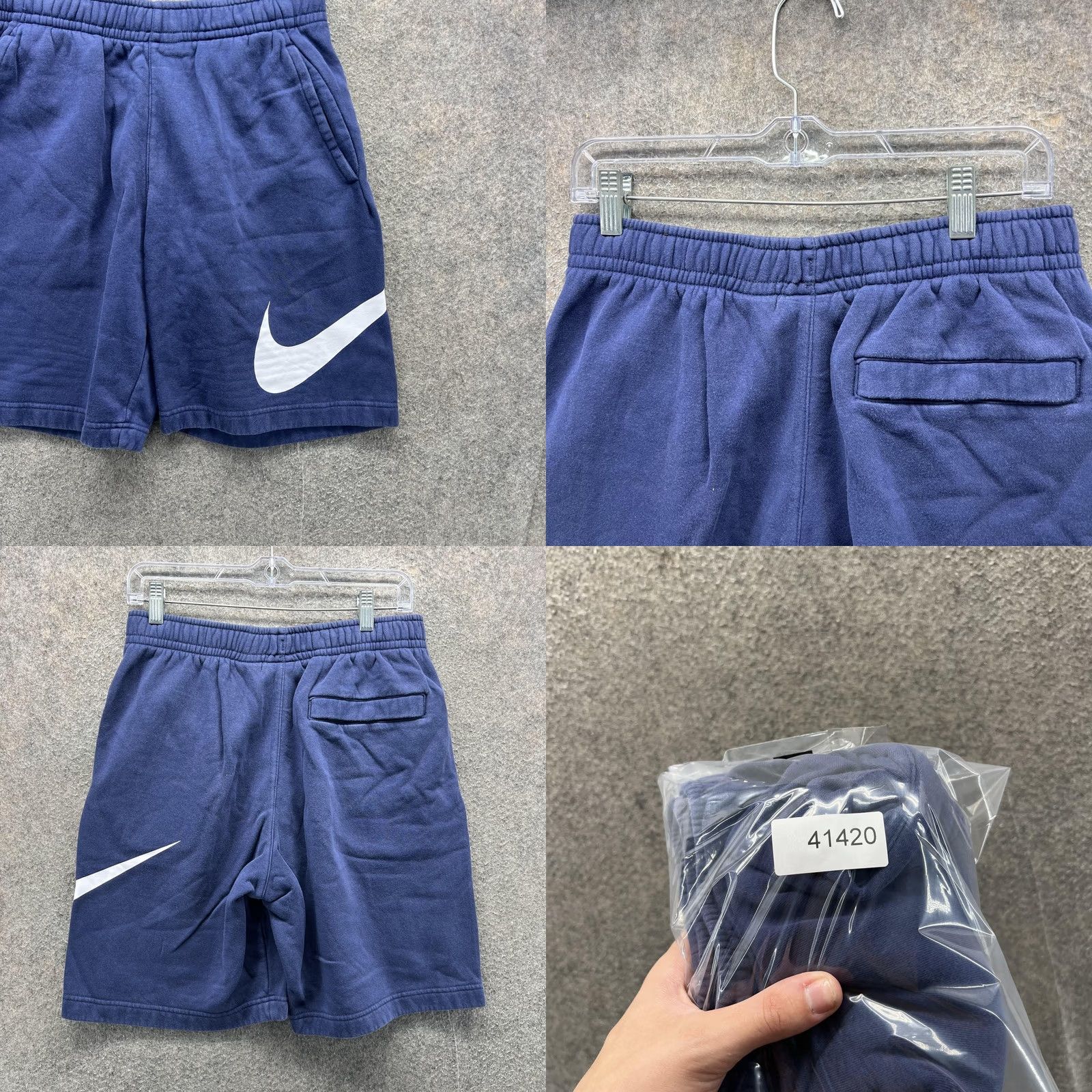 Nike Nike Sweat Shorts Mens Small Blue Swoosh Logo Athletic 7 Inseam BV2721-410 Size US 29 - 8 Thumbnail
