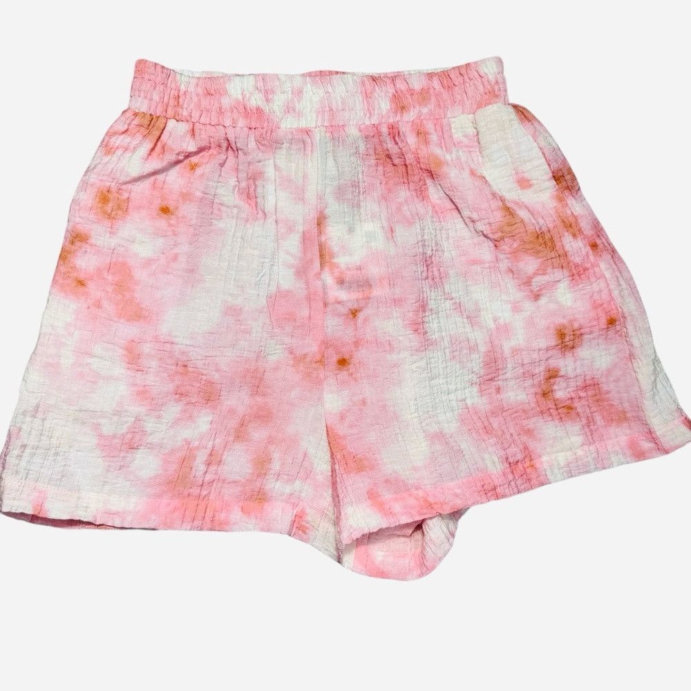 Zara NWT New Zara Tie Dye Viscose High Waist Shorts Size M Size 30" / US 8 / IT 44 - 3 Thumbnail