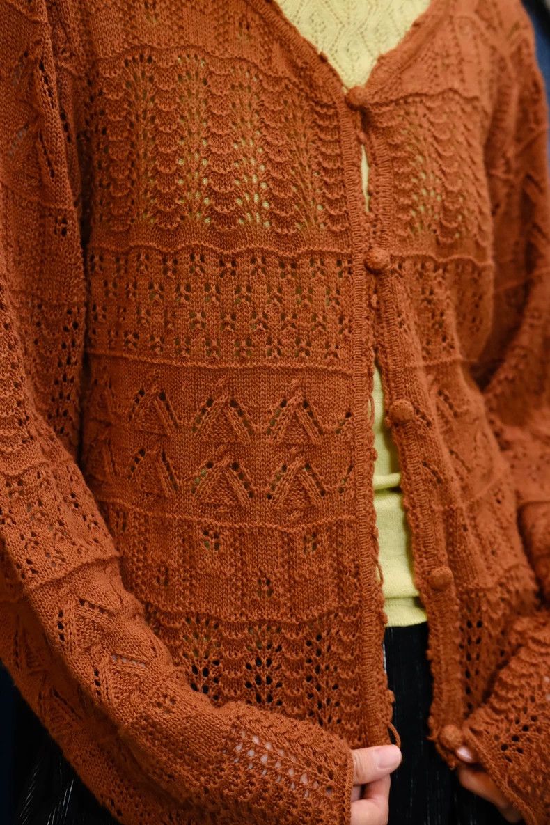 Kenzo KENZO Branch openwork knit sweater Size XS / US 0-2 / IT 36-38 - 8 Thumbnail