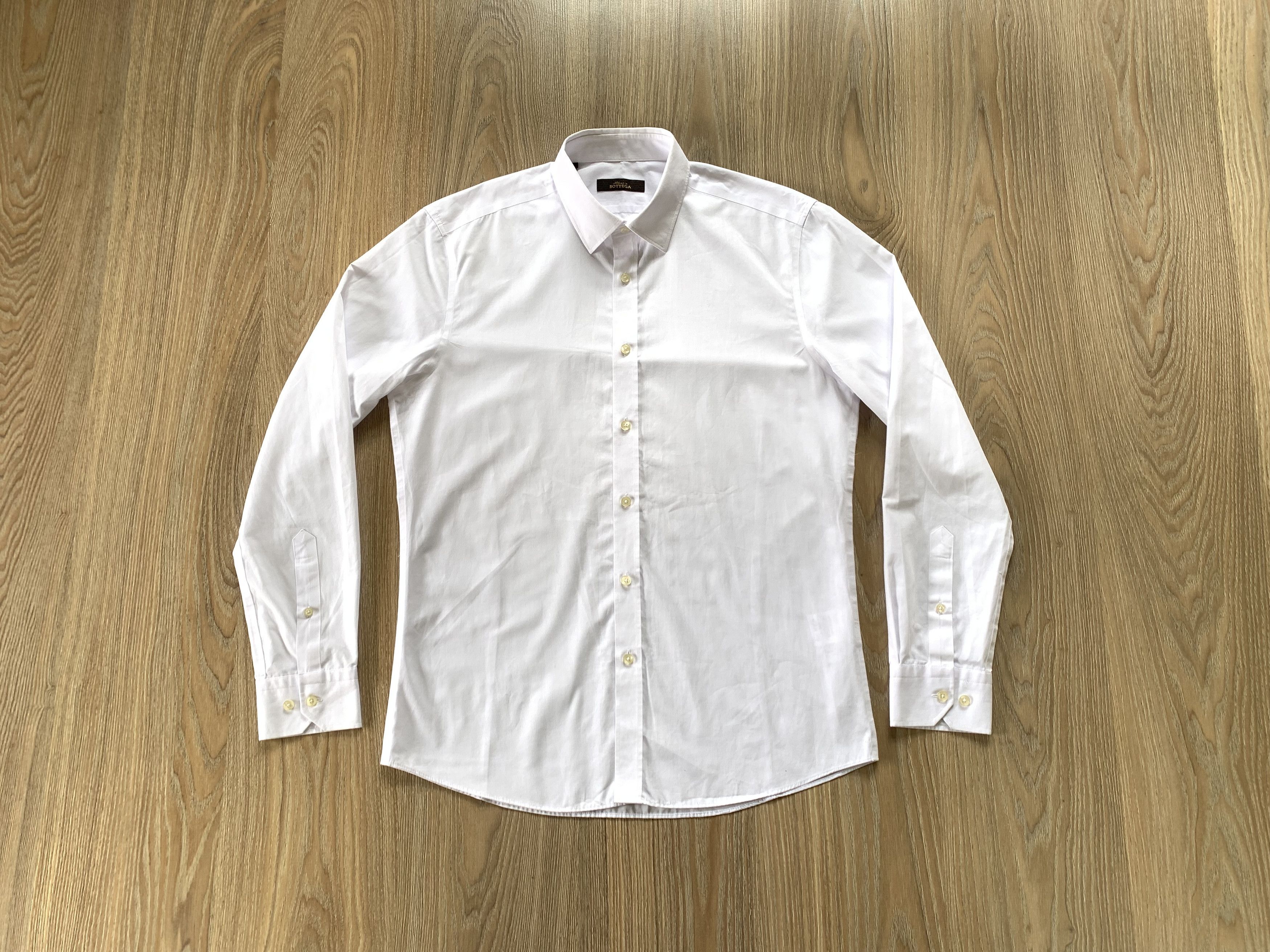 Other Bottega White Cotton Shirt Size US L / EU 52-54 / 3 - 1 Thumbnail
