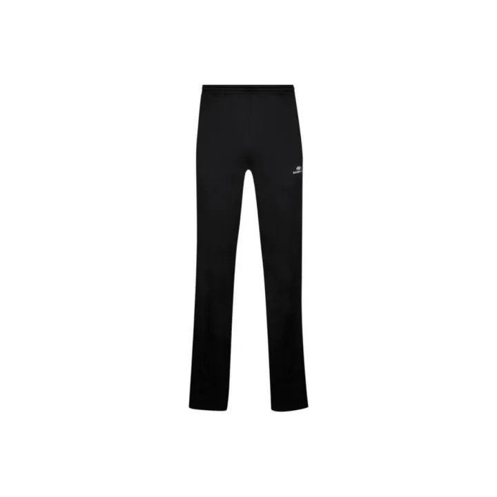 Balenciaga Balenciaga SS21 Black Logo Print Casual Pants 0079-2507 Size US 44 / EU 60 - 1 Thumbnail