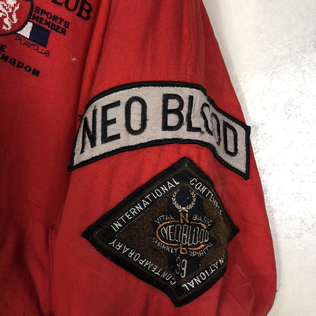 Japanese Brand 🔥VINTAGE RIOT RIOT BOMBER JACKET NEO BLOOD BIG LOGO JAPAN Size US M / EU 48-50 / 2 - 19 Thumbnail