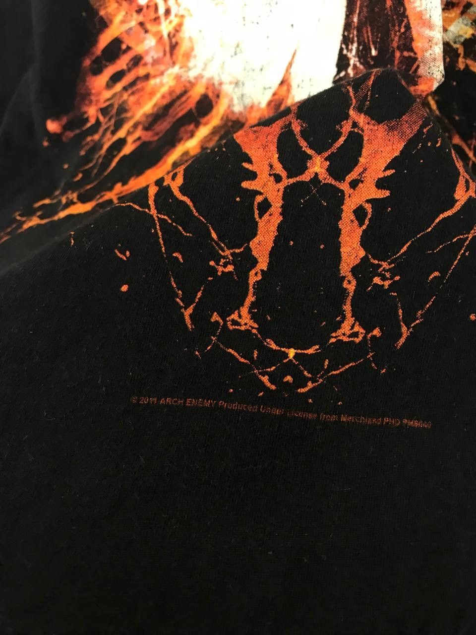 Band Tees Arch Enemy 2011 vintage rock skulls band tee Size US XL / EU 56 / 4 - 4 Thumbnail