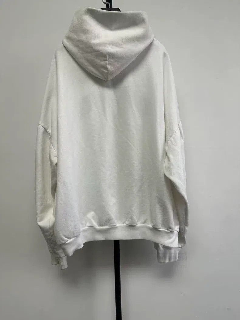 Balenciaga Balenciaga Letter and Number Printed Hooded Sweater Size US M / EU 48-50 / 2 - 2 Thumbnail