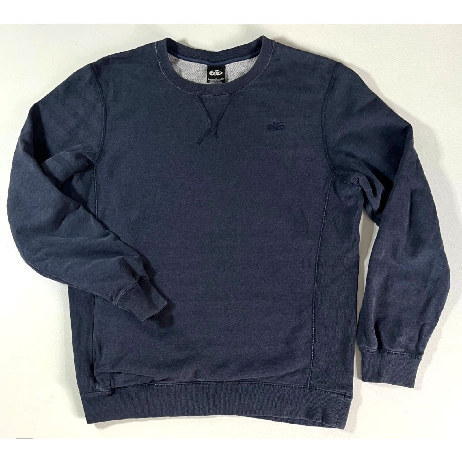 Nike VINTAGE Nike Men's Crewneck Sweatshirt Striped Sz S Blue Logo City Vintage 6.0 Pullover Size US S / EU 44-46 / 1 - 3 Thumbnail