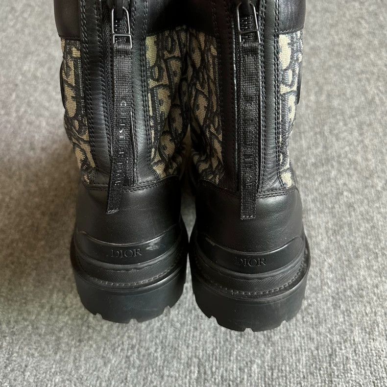 Dior Dior Martin boots men's black beige Size US 8 / EU 41 - 6 Thumbnail