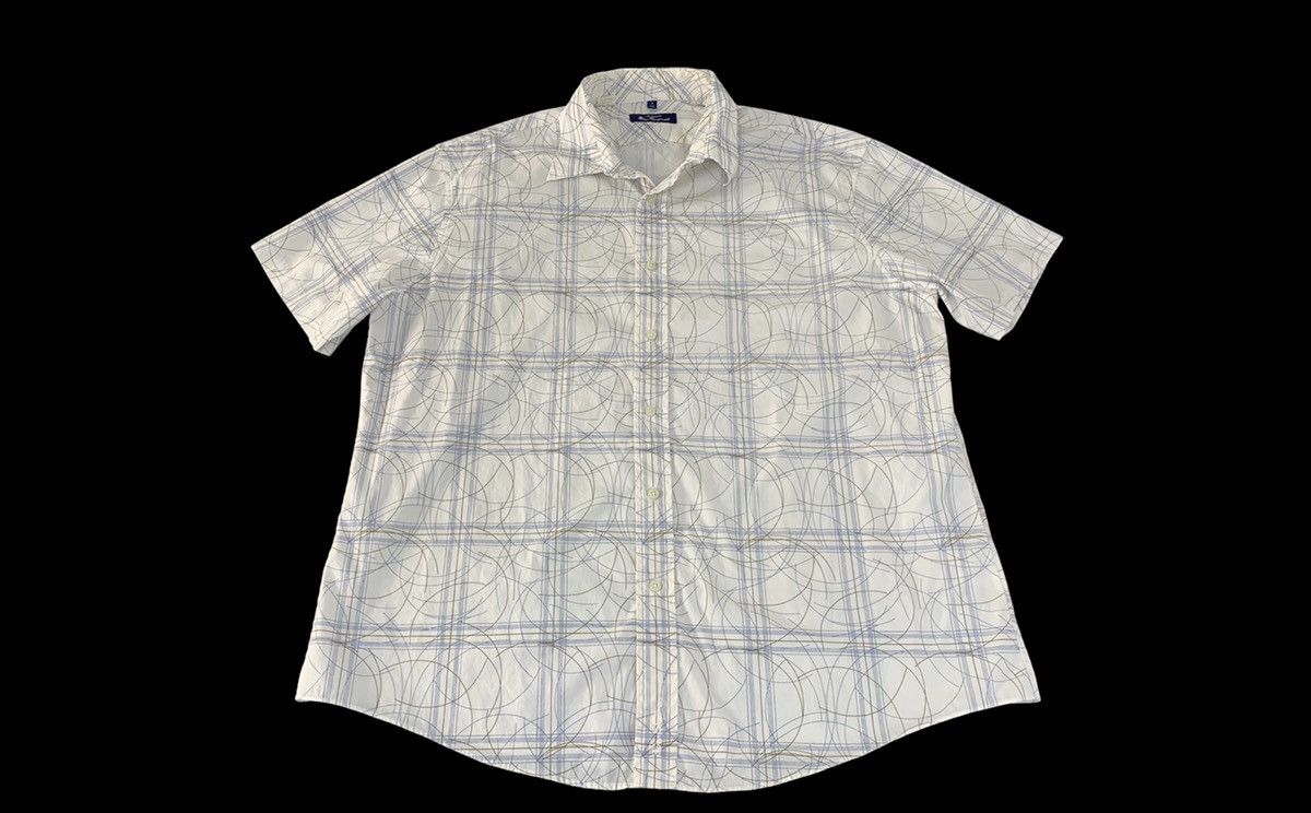 Ben Sherman The Original Ben Sherman Checked Geometry Button Up Shirt Size US XXL / EU 58 / 5 - 1 Thumbnail