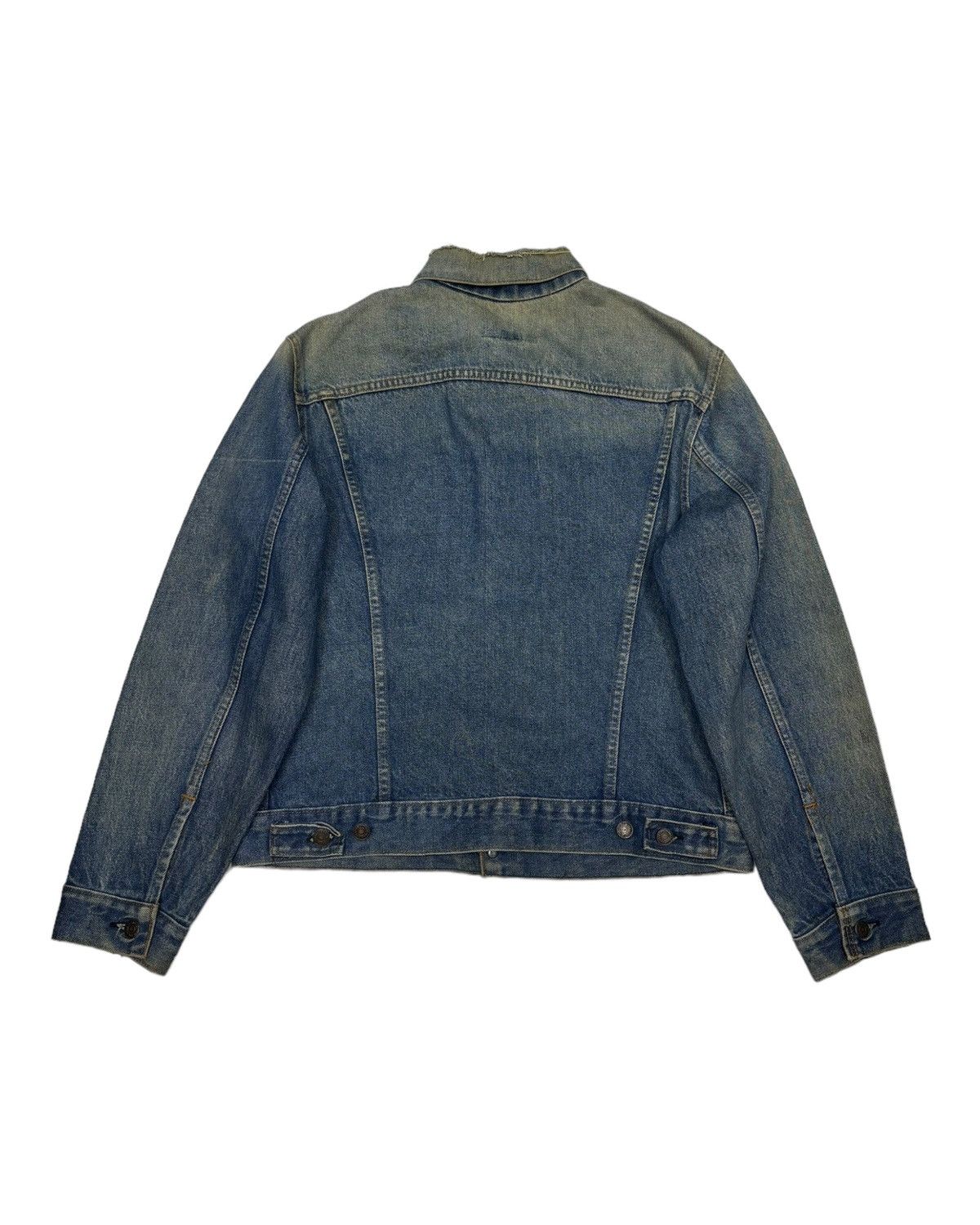 Levi's 🔥VINTAGE LEVIS 70505 BUTTON 52 DENIM TRUCKER JACKET Size US M / EU 48-50 / 2 - 4 Thumbnail