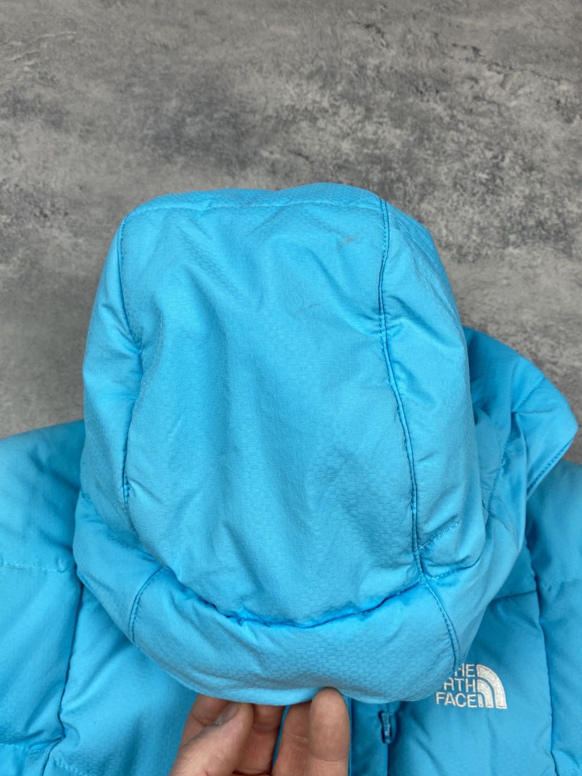The North Face The North Face 550 Puffer Jacket Blue Fill Hooded Snow Ski Size M / US 6-8 / IT 42-44 - 22 Thumbnail