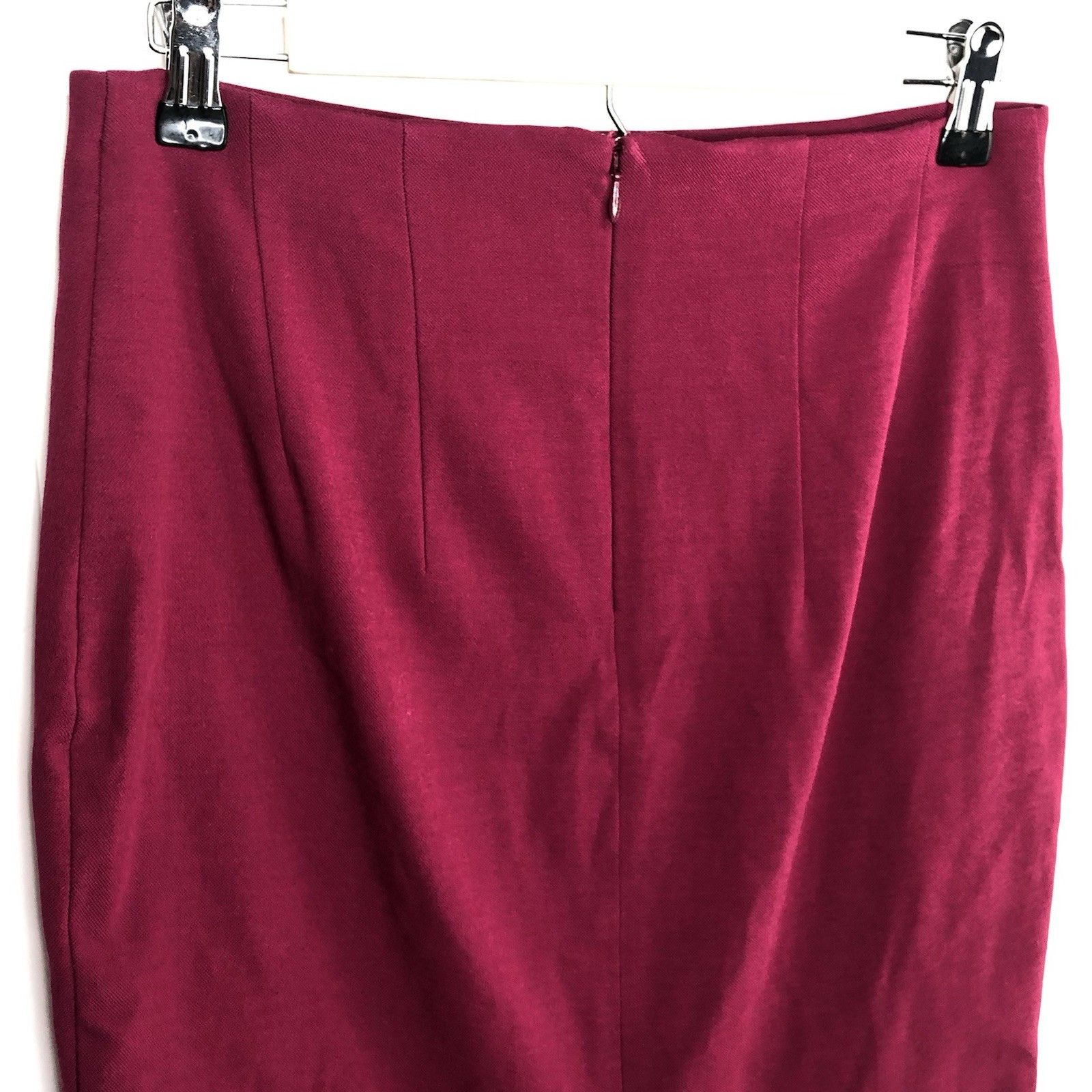 Express Express Y2K Magenta Hot Pink Pencil Skirt Sz 4 Slit Back Size 27" / US 4 / IT 40 - 3 Thumbnail