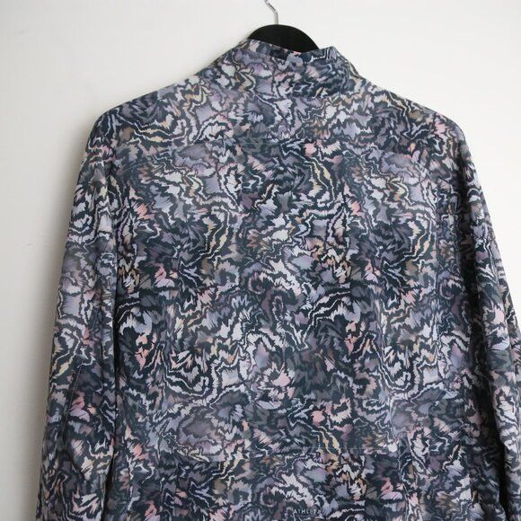 Athleta Athleta Run With It Jacket Kinetic Abstract Multi Zip Up Size XL / US 12-14 / IT 48-50 - 7 Thumbnail