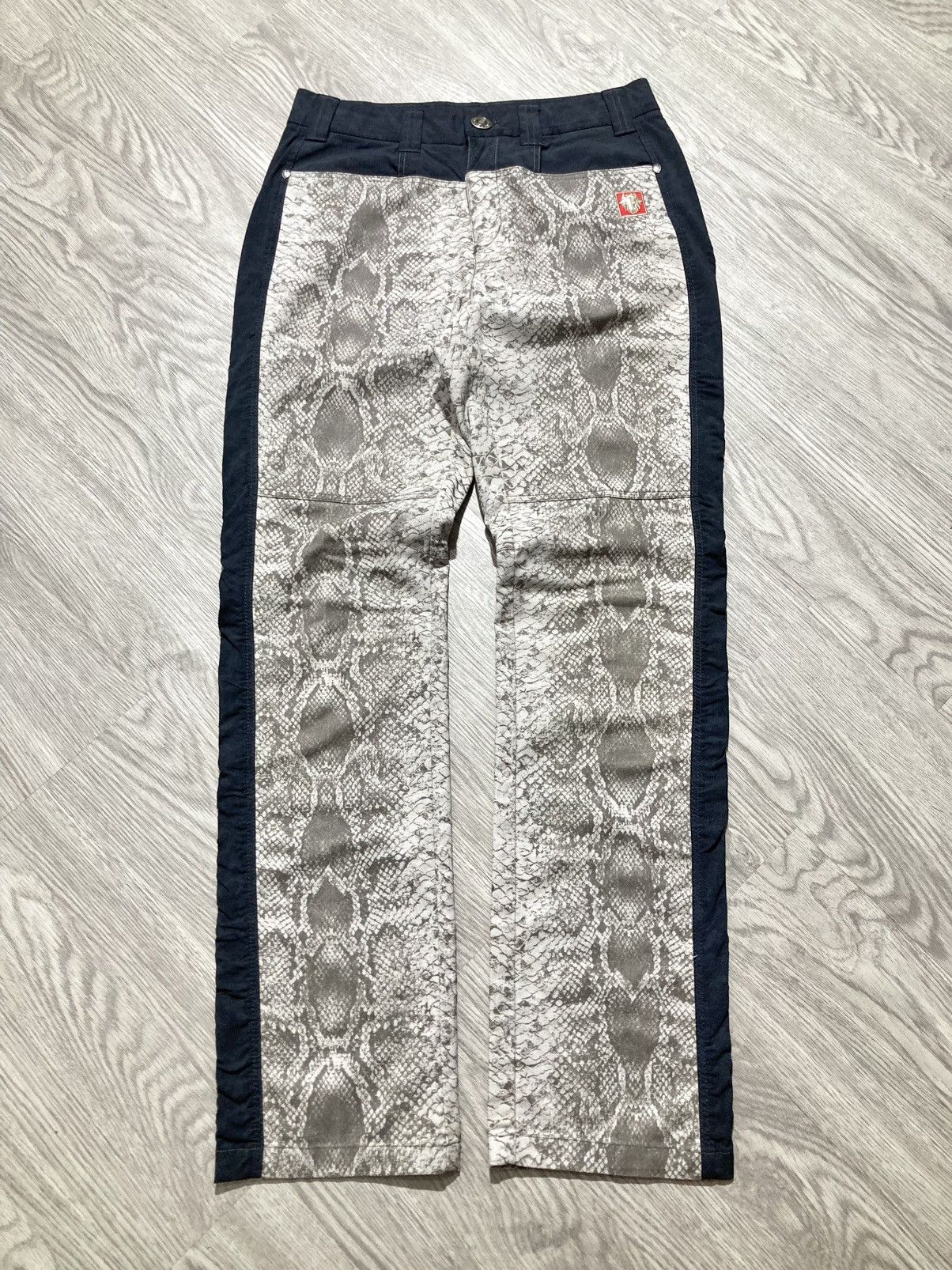 Japanese Brand 2000s BlackYak Snake Skin Pattern Nylon Outdoor Pants Size US 27 - 1 Thumbnail