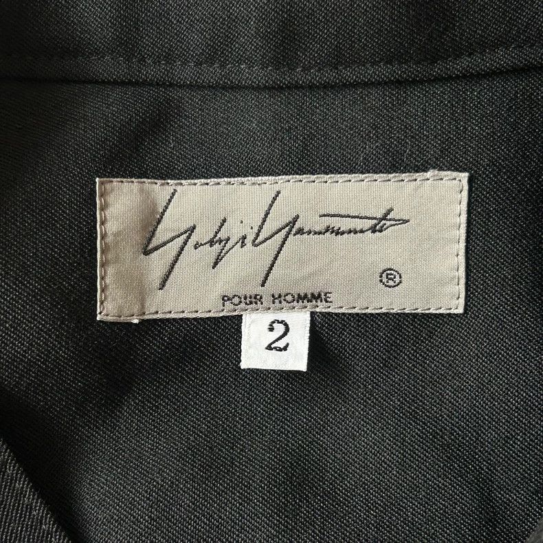 Yohji Yamamoto Yohji Yamamoto 19aw White Button Scarf Wool Shirt 2502-Next Size US M / EU 48-50 / 2 - 6 Thumbnail