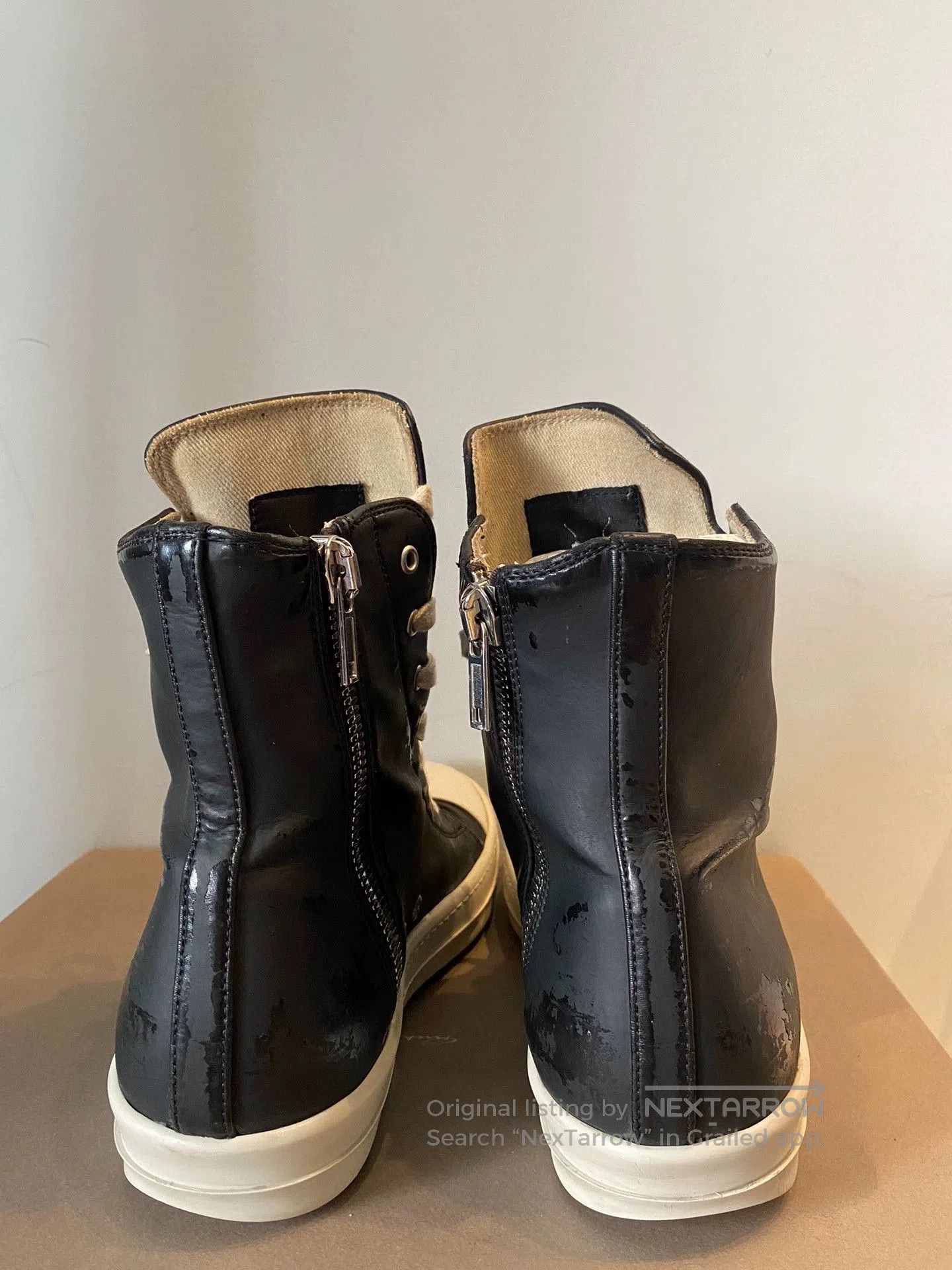 Rick Owens rick owens high-top sneakers size 40.5. Size US 7.5 / EU 40-41 - 4 Thumbnail