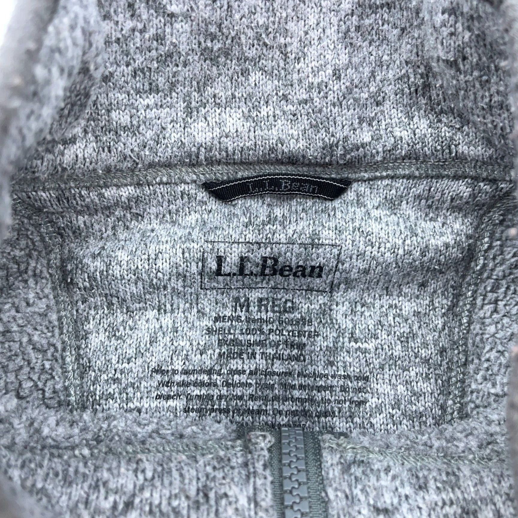 Vintage LL Bean Jacket Women M Gray Full Zip Outdoors Heather Lightweight Pockets Casual Travel Workwear Size M / US 6-8 / IT 42-44 - 6 Thumbnail