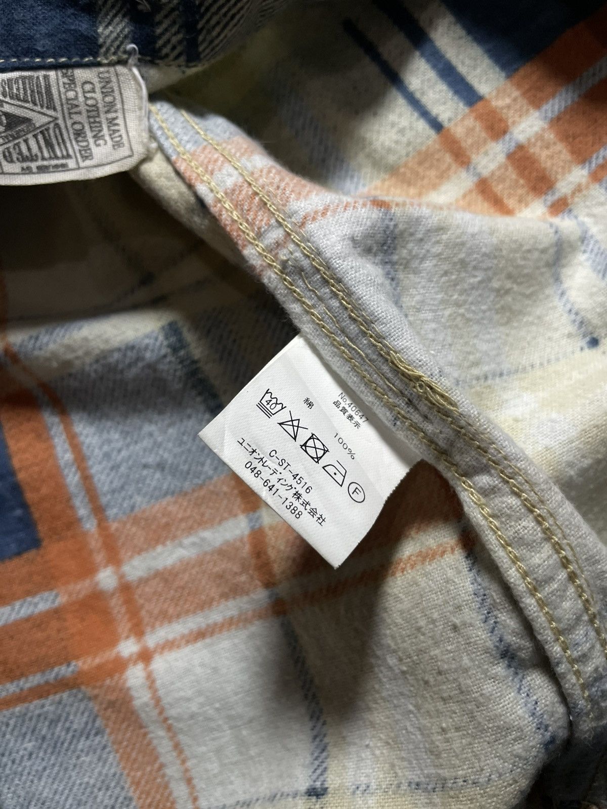 Japanese Brand FLANNEL SHIRT DOUBLE POCKET HOUSTON JAPAN SIZE XL fit L Size US L / EU 52-54 / 3 - 6 Thumbnail