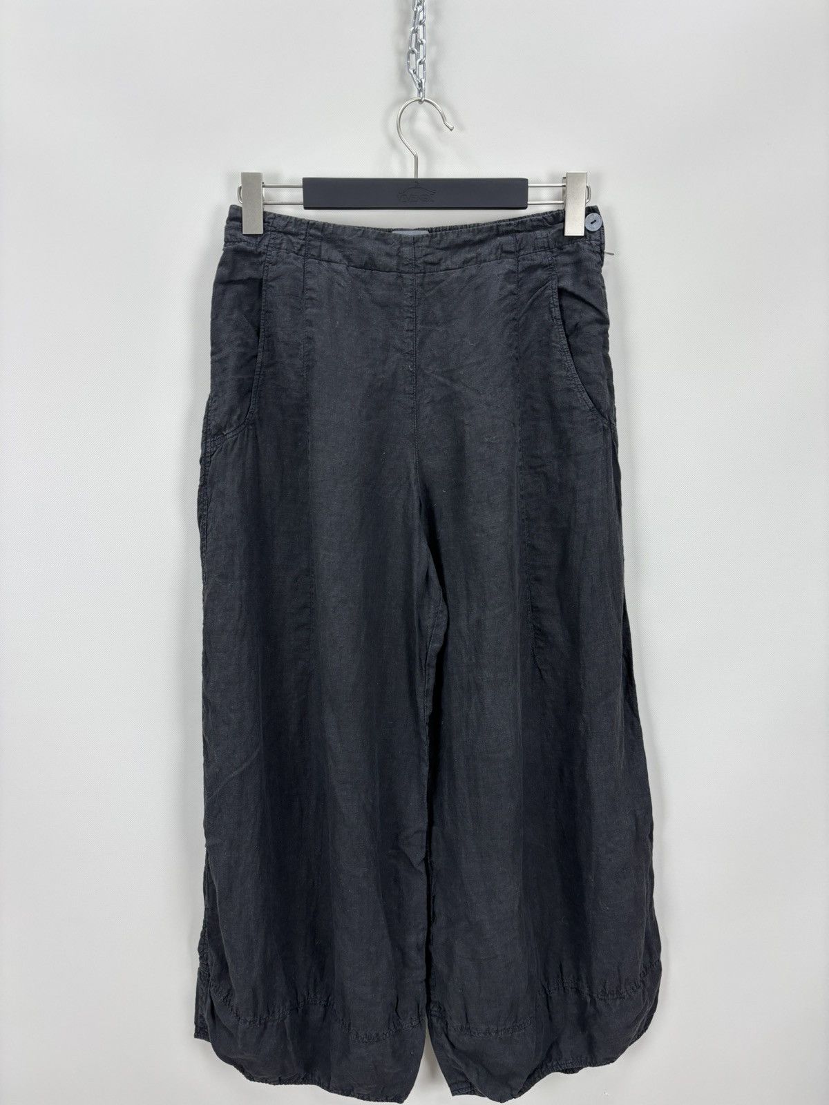 OSKA Womens linen pants OSKA Size 2 Color Black Size 26" / US 2 / IT 38 - 2 Thumbnail
