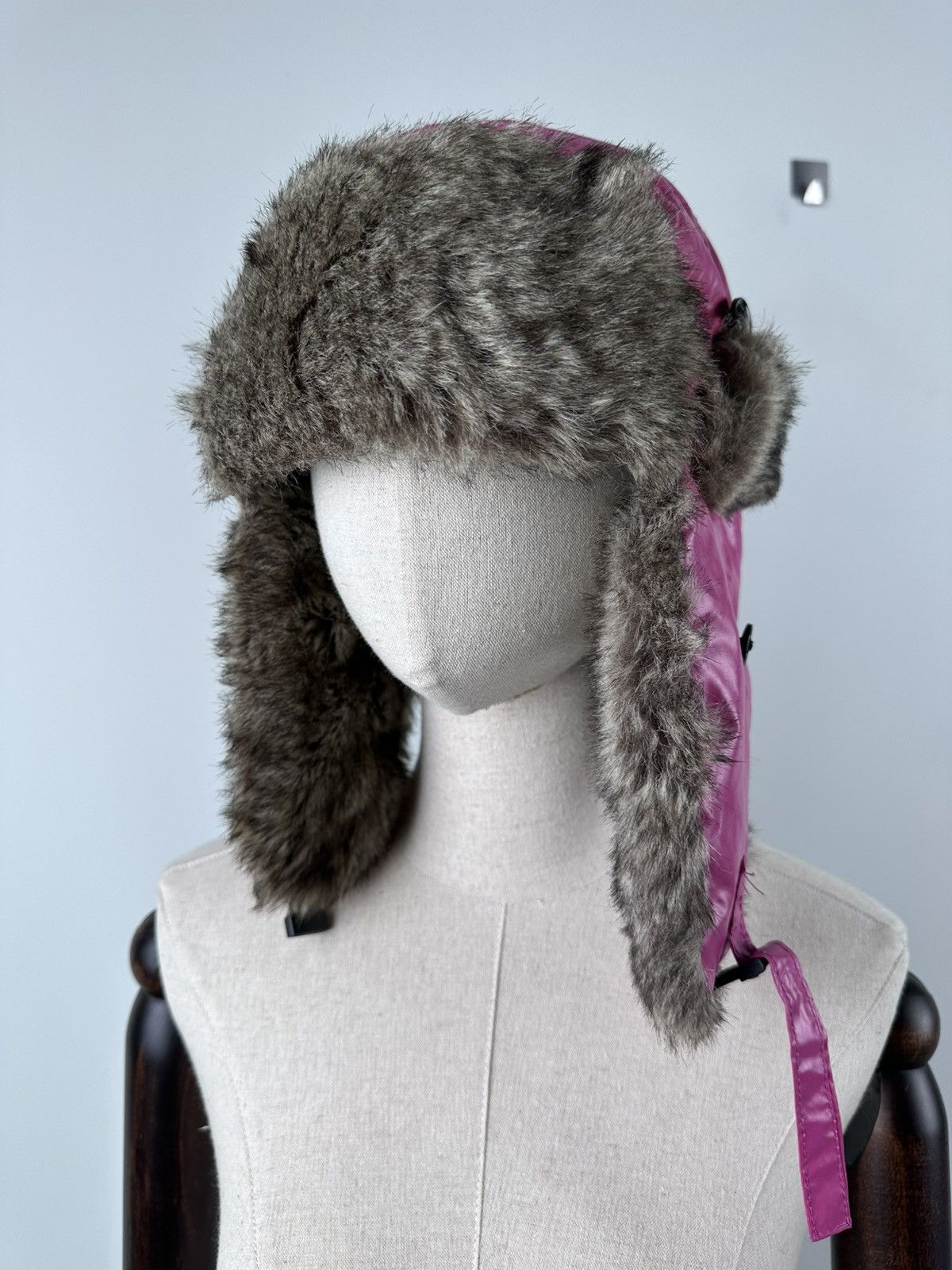 Hysteric Glamour × If Six Was Nine × Le Grande Bleu (L.G.B.) Y2k Vintage Fuzzy Ushanka Hat If Six Was Nine Fur Faux Size ONE SIZE - 3 Thumbnail