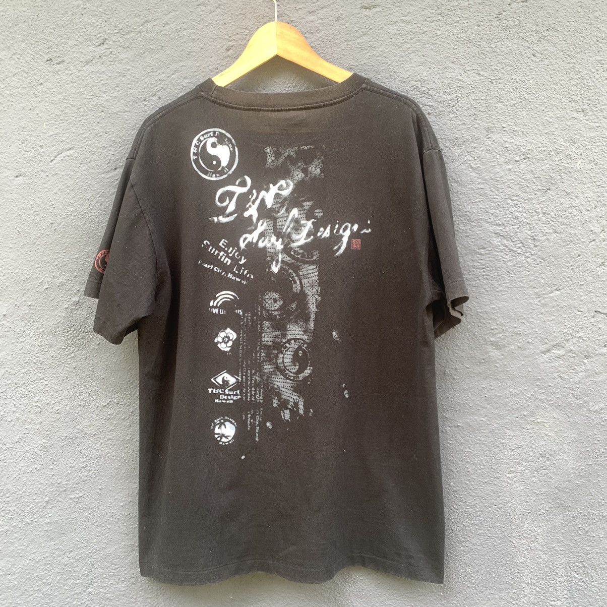 Vintage Thrashed Faded 90s T&C SURF DESIGNS Tee Size US XL / EU 56 / 4 - 3 Thumbnail