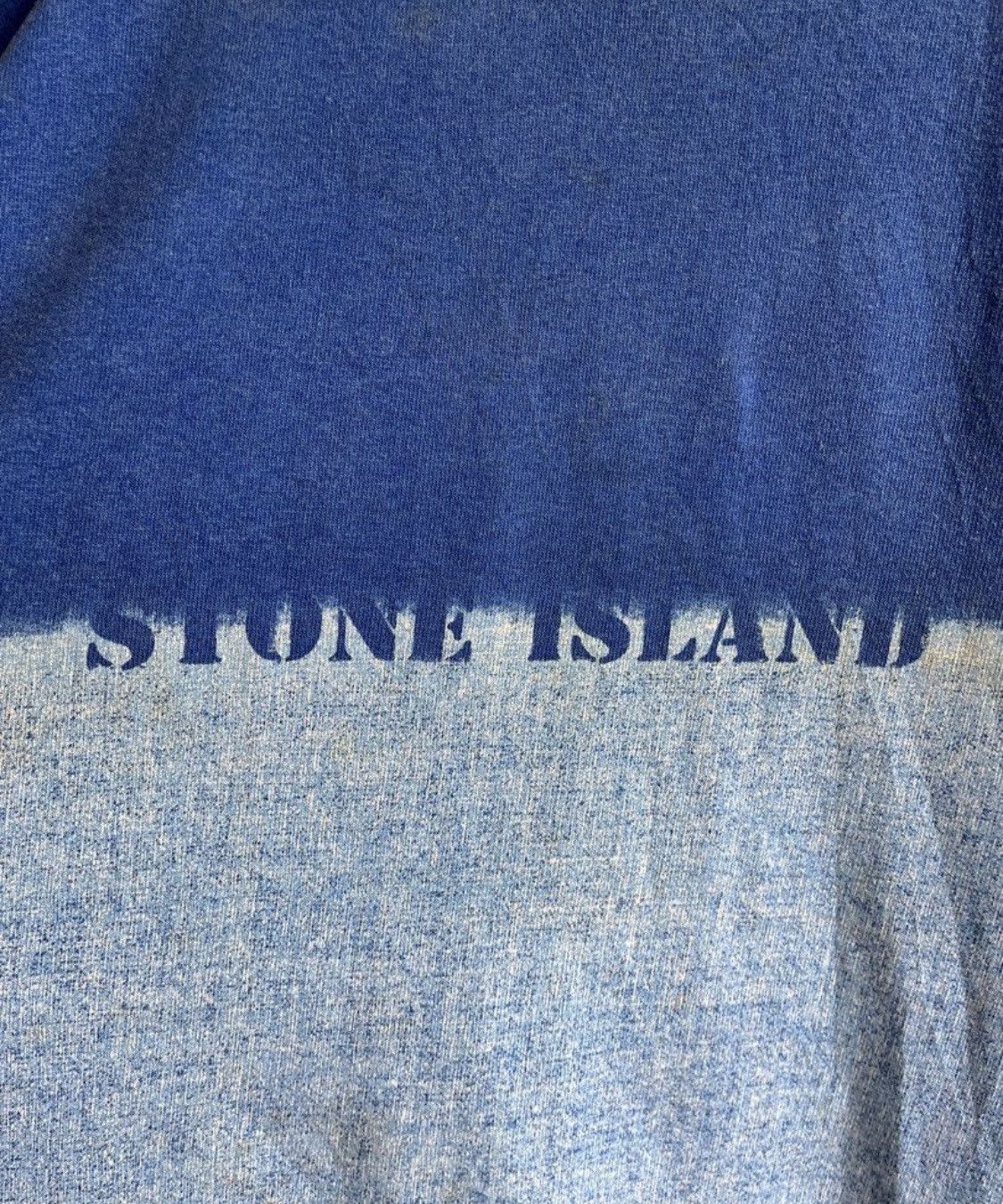 Stone Island Vintage Stone island two tone tshirt logo Size US L / EU 52-54 / 3 - 3 Thumbnail