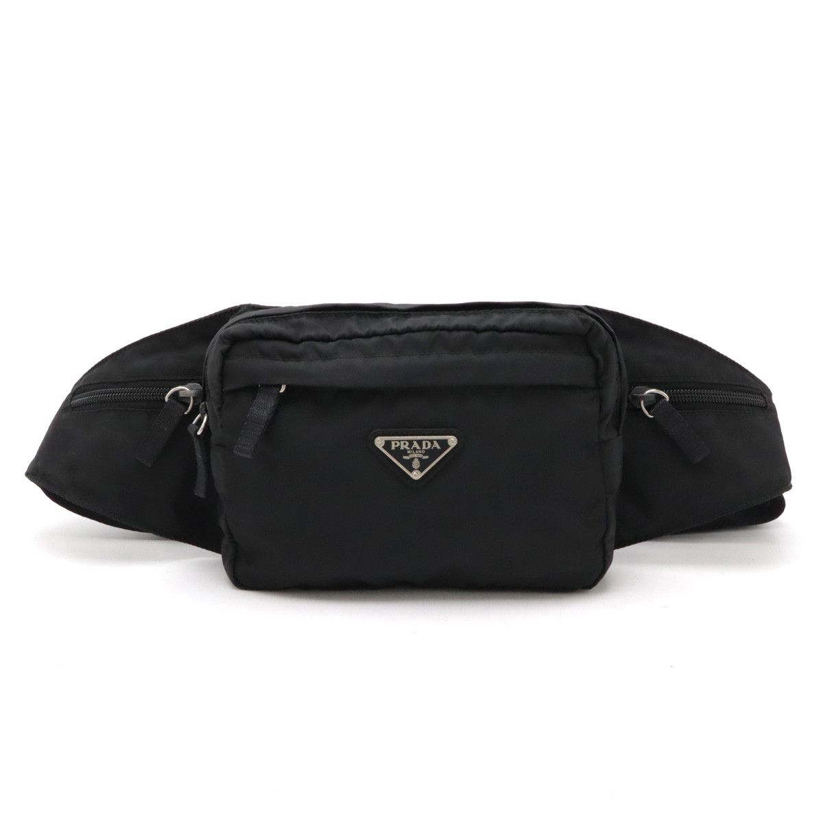 Prada Prada Prada Nylon Waist Pouch 2VL001 Canvas Belt Bag 2VL001 in Very Good Condition Size ONE SIZE - 1 Thumbnail