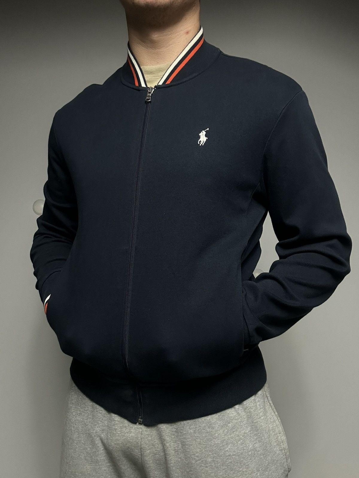 Polo Ralph Lauren Mens Zip Hoodie Polo Ralph Lauren Oldmoney Avantgarde Size US M / EU 48-50 / 2 - 1 Thumbnail