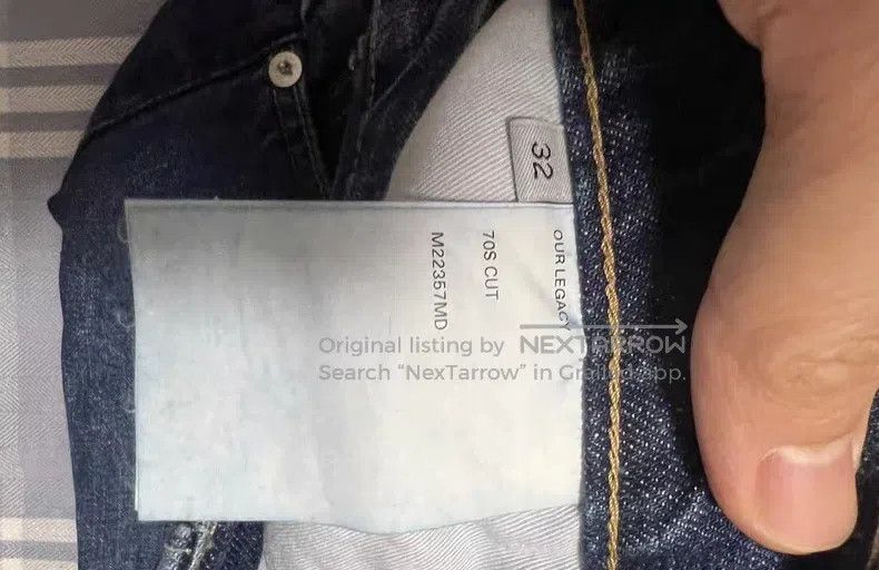 Our Legacy Our Legacy jean Size US 32 / EU 48 - 4 Thumbnail